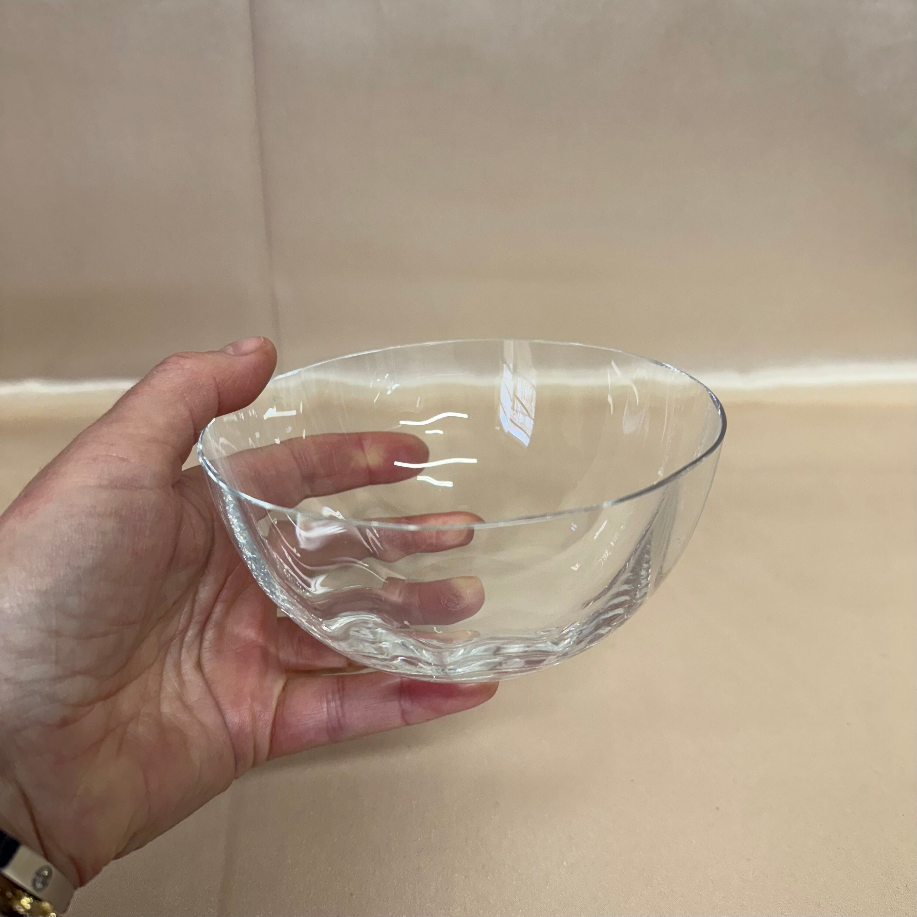Baccarat Crystal Clear Attractive Small Bowl 2105221