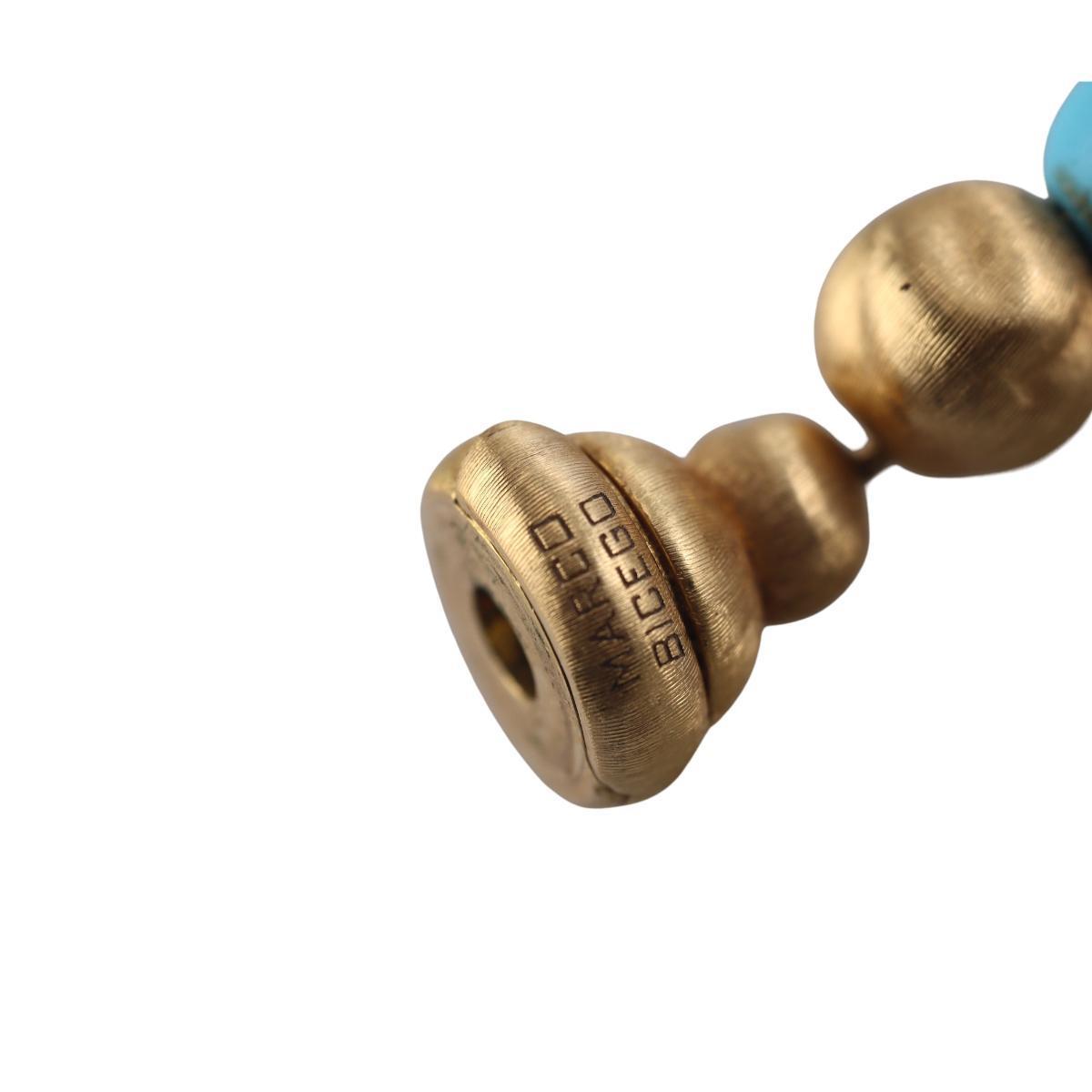 Marco Bicego 18k Gold Turquoise Bracelet