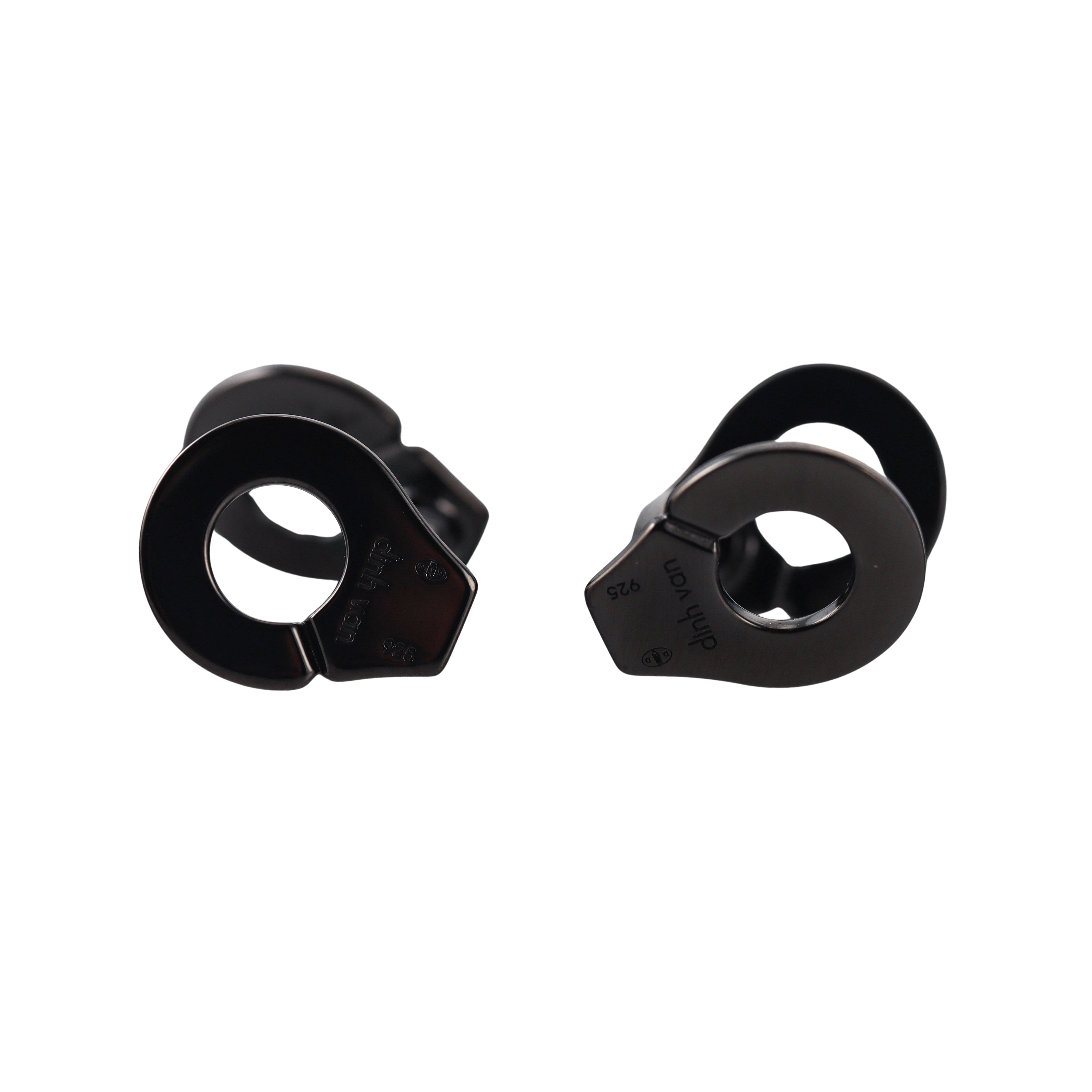 Jean Dinh Van Sterling Cufflinks Menottes Black