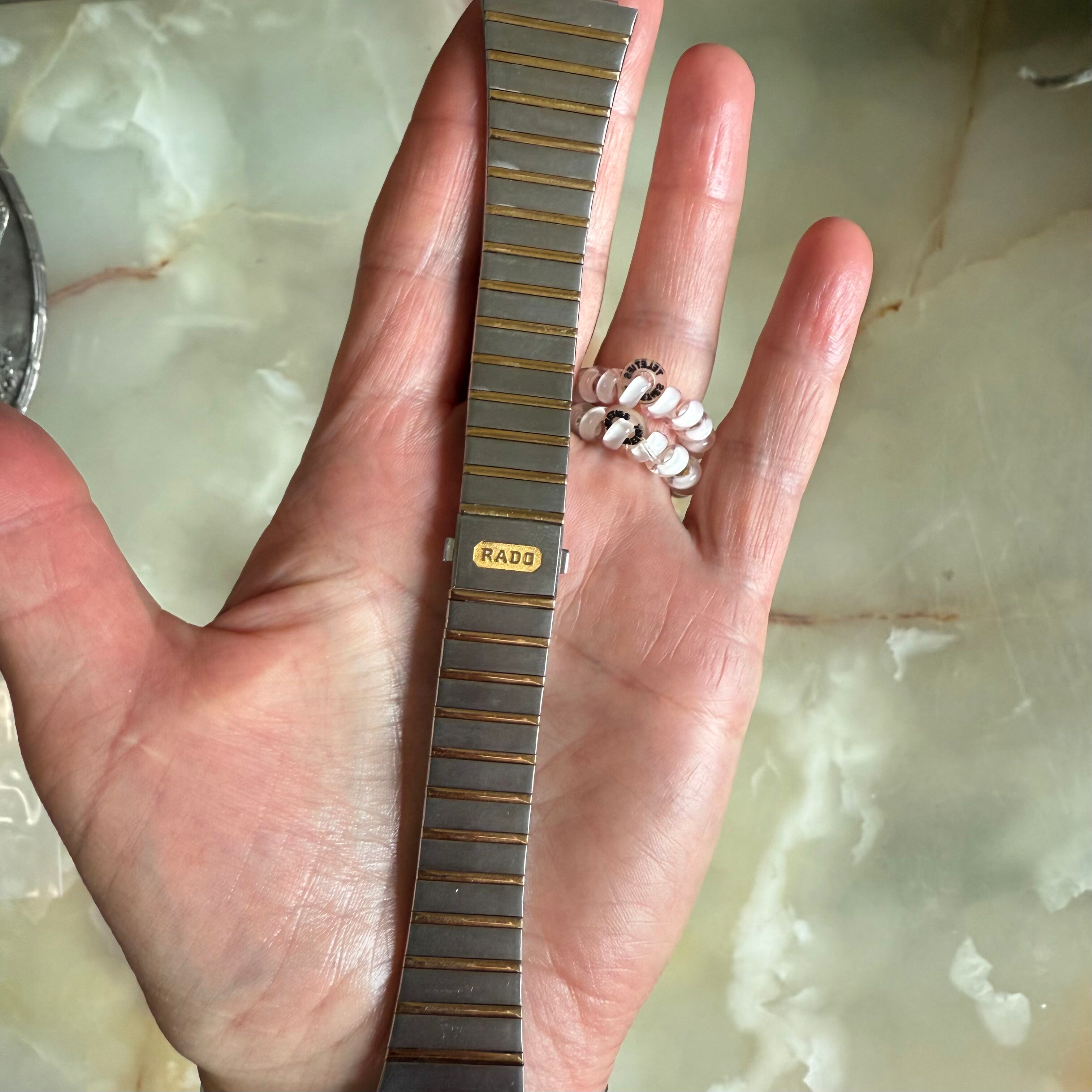 Authentic RADO Gold Steel Watch Bracelet 24mm 03083