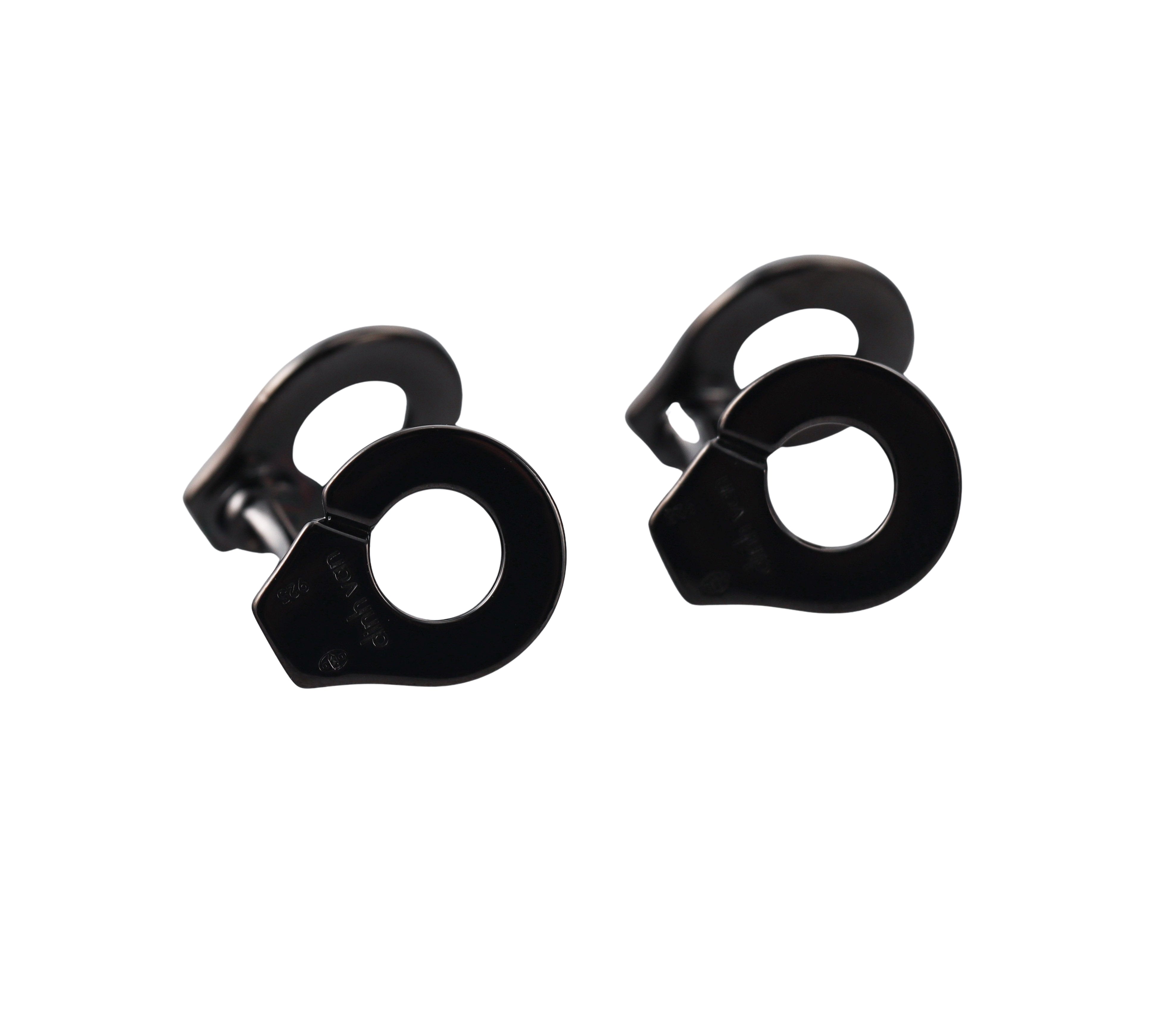 Jean Dinh Van Sterling Cufflinks Menottes Black