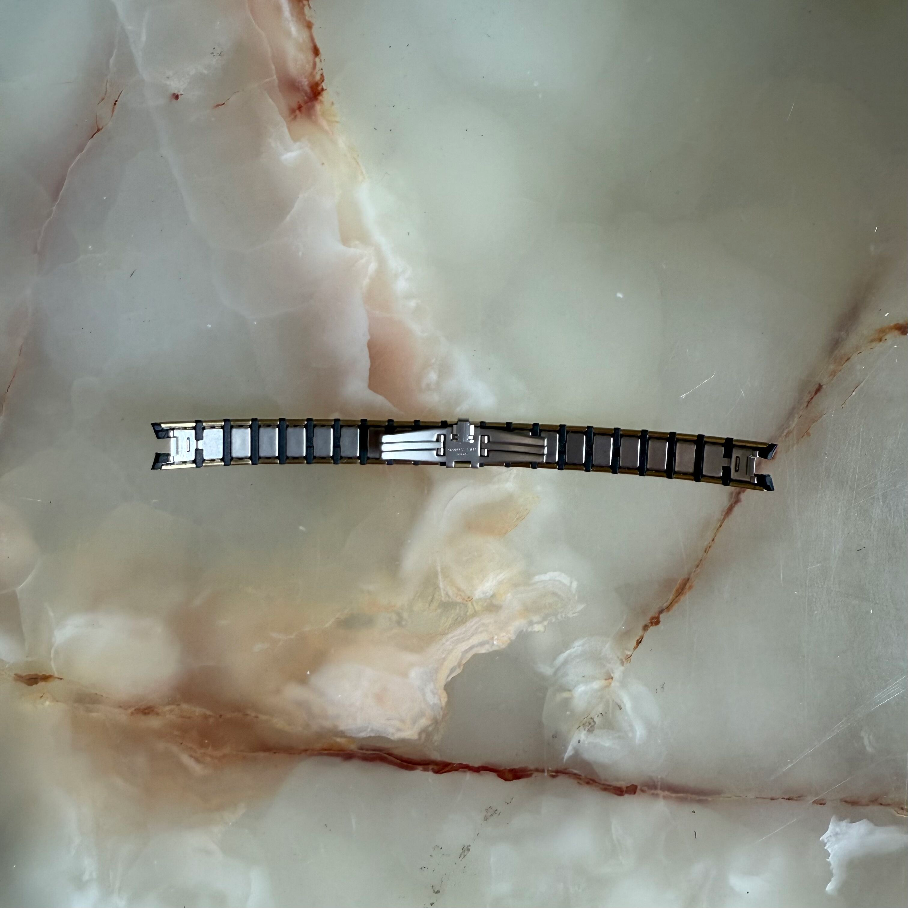 Authentic RADO Black & Gold Steel Watch Bracelet 11mm 03605