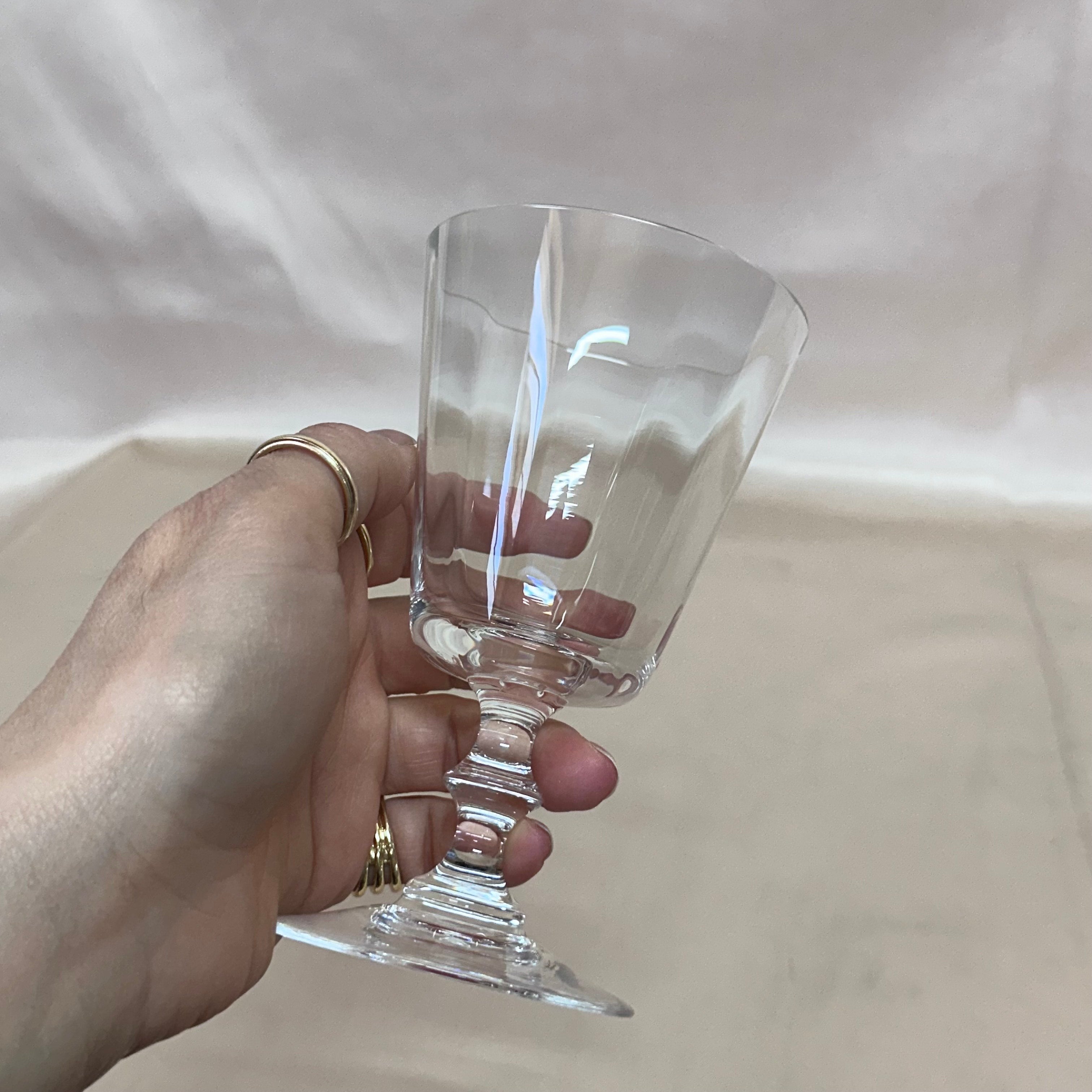 Carlo Moretti Murano Glass Water Goblet