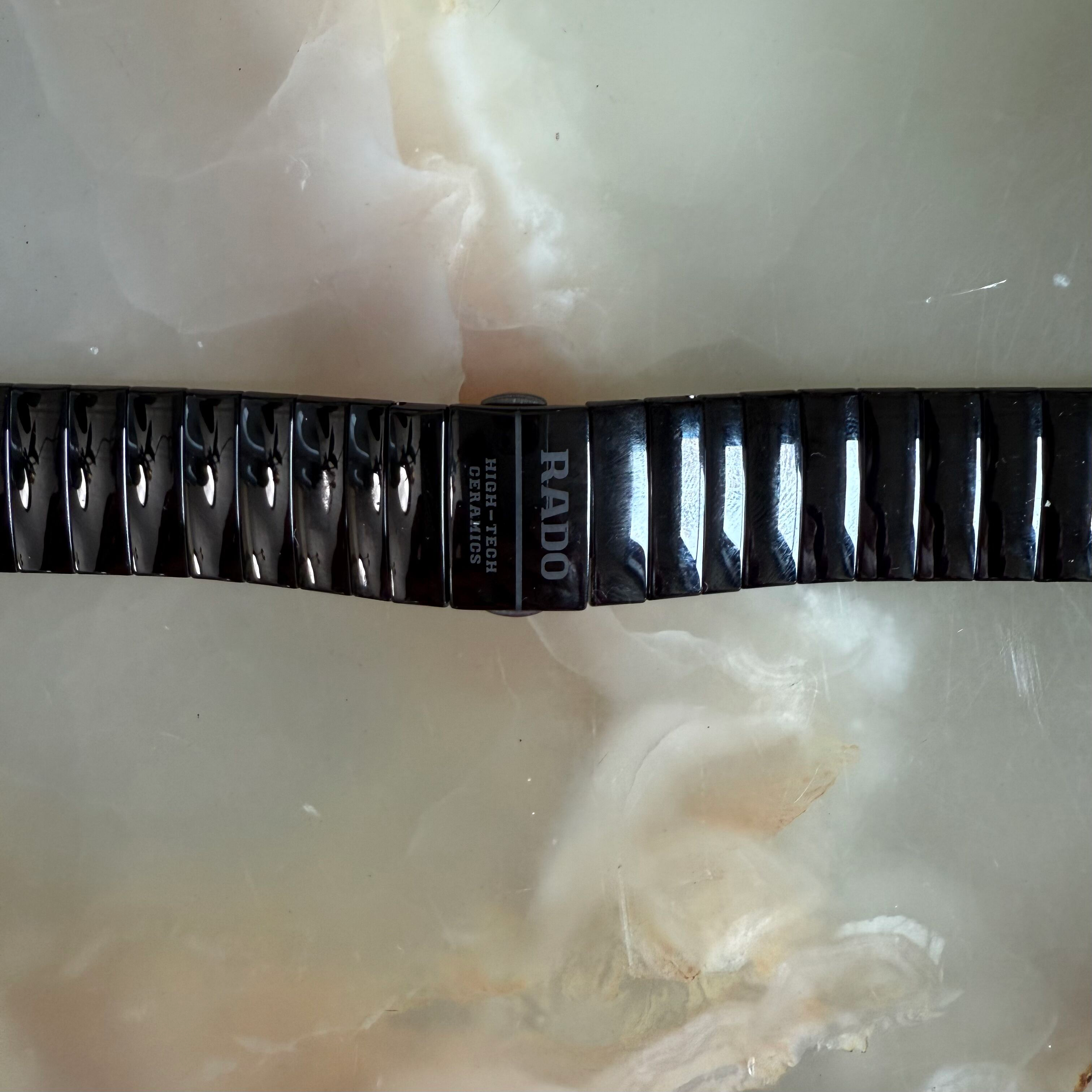 Authentic RADO Jubile Diastar Black High-Tech Ceramics Watch Bracelet 29mm 04518