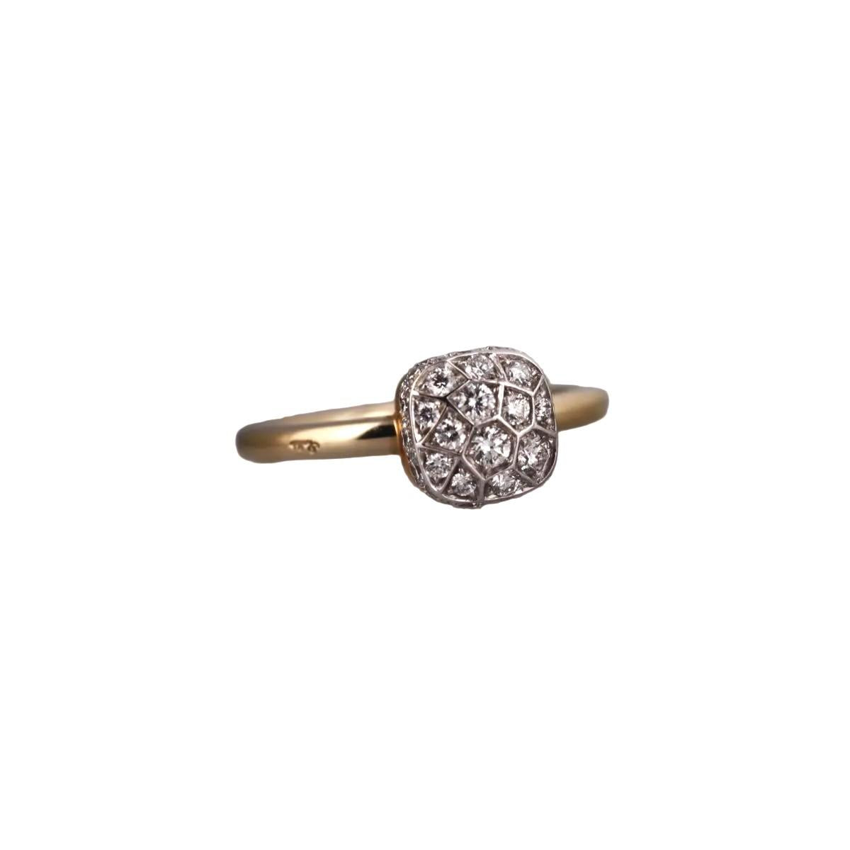 Pomellato Nudo 18k Gold Diamond Ring