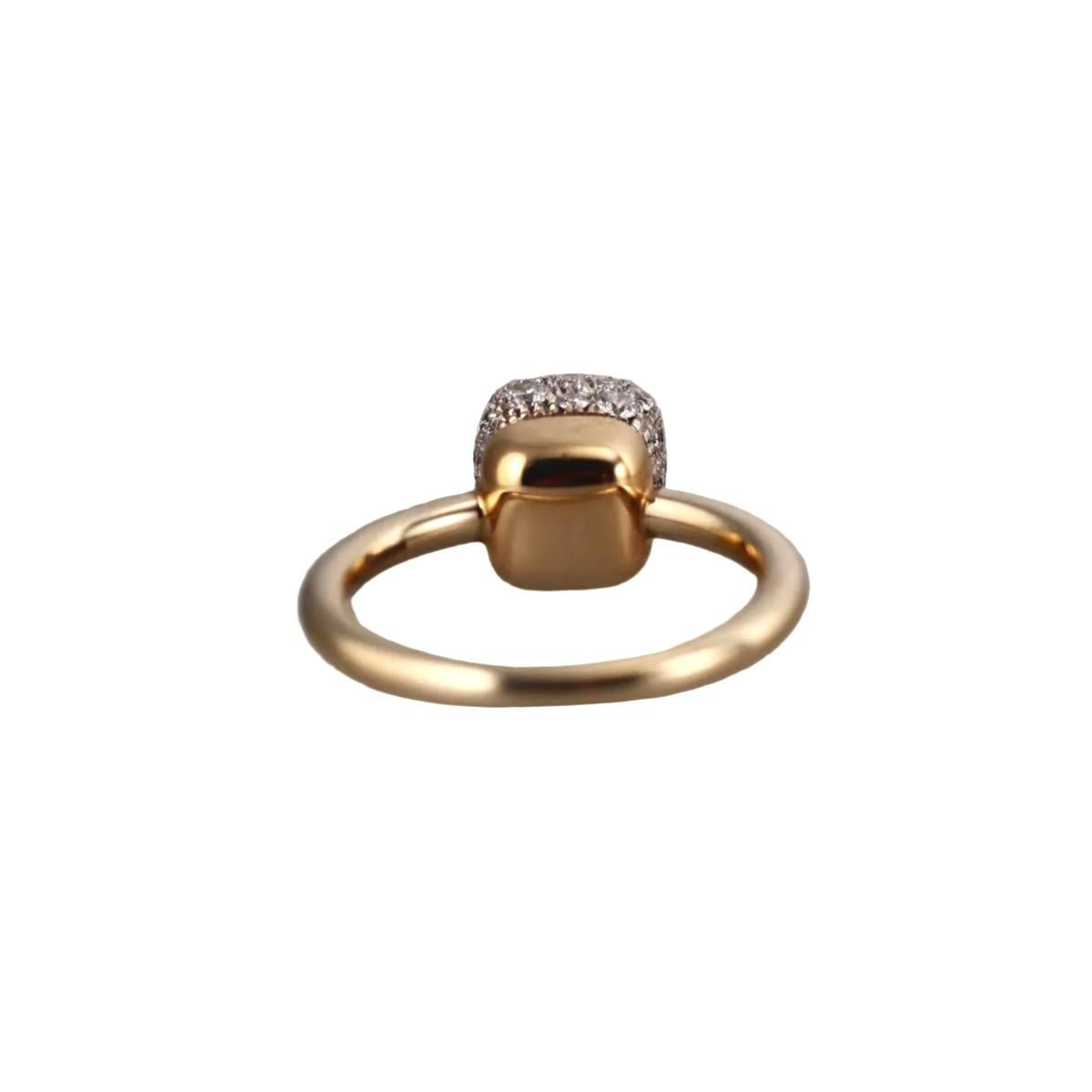 Pomellato Nudo 18k Gold Diamond Ring