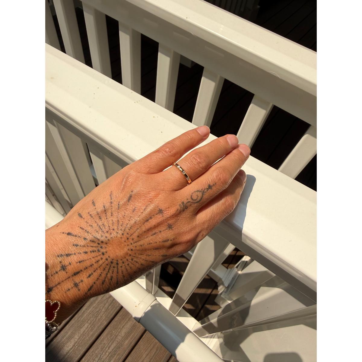 Pomellato Lucciole 18k Gold Diamond Band Ring