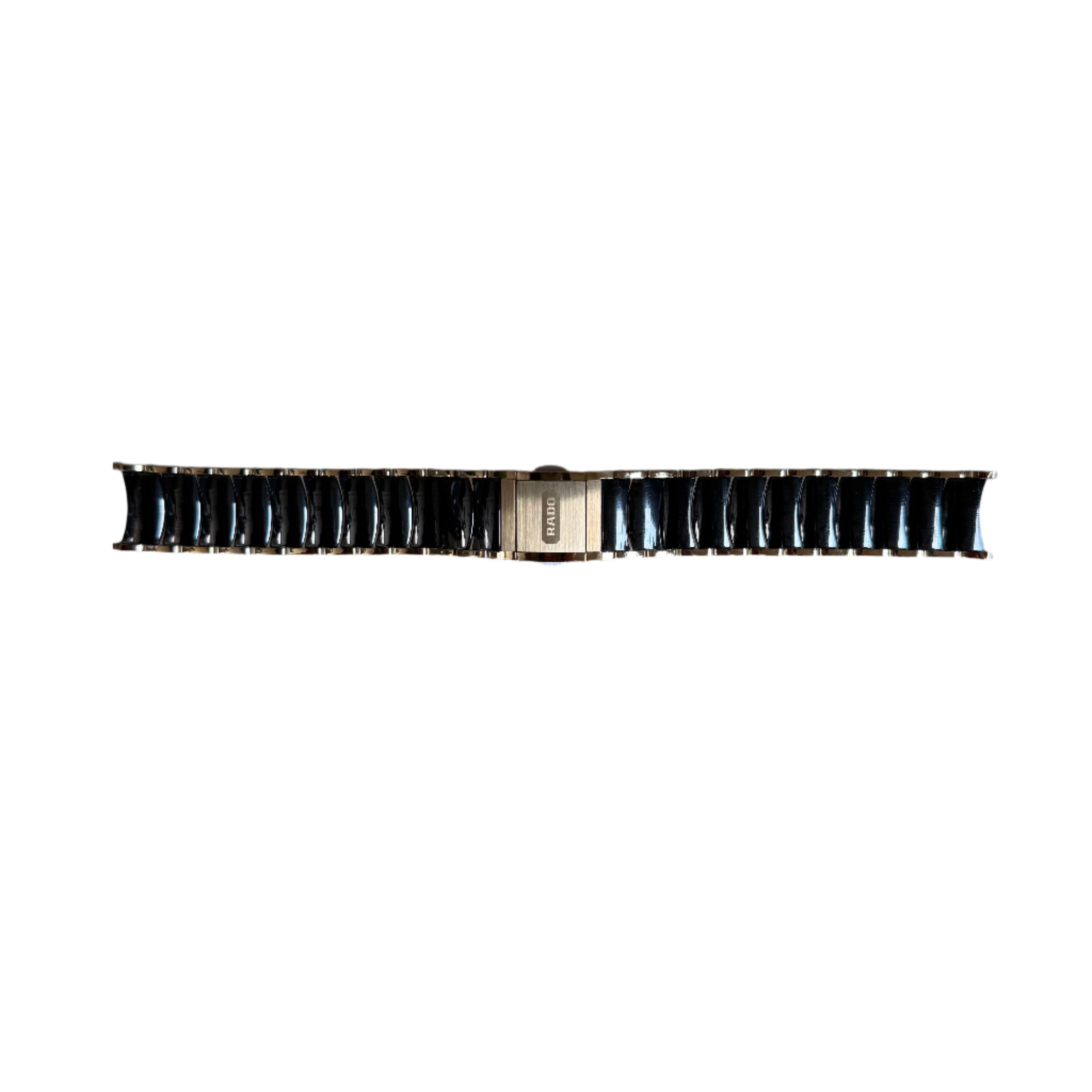 Authentic RADO Black High-Tech Ceramics Watch Bracelet 19mm 04419