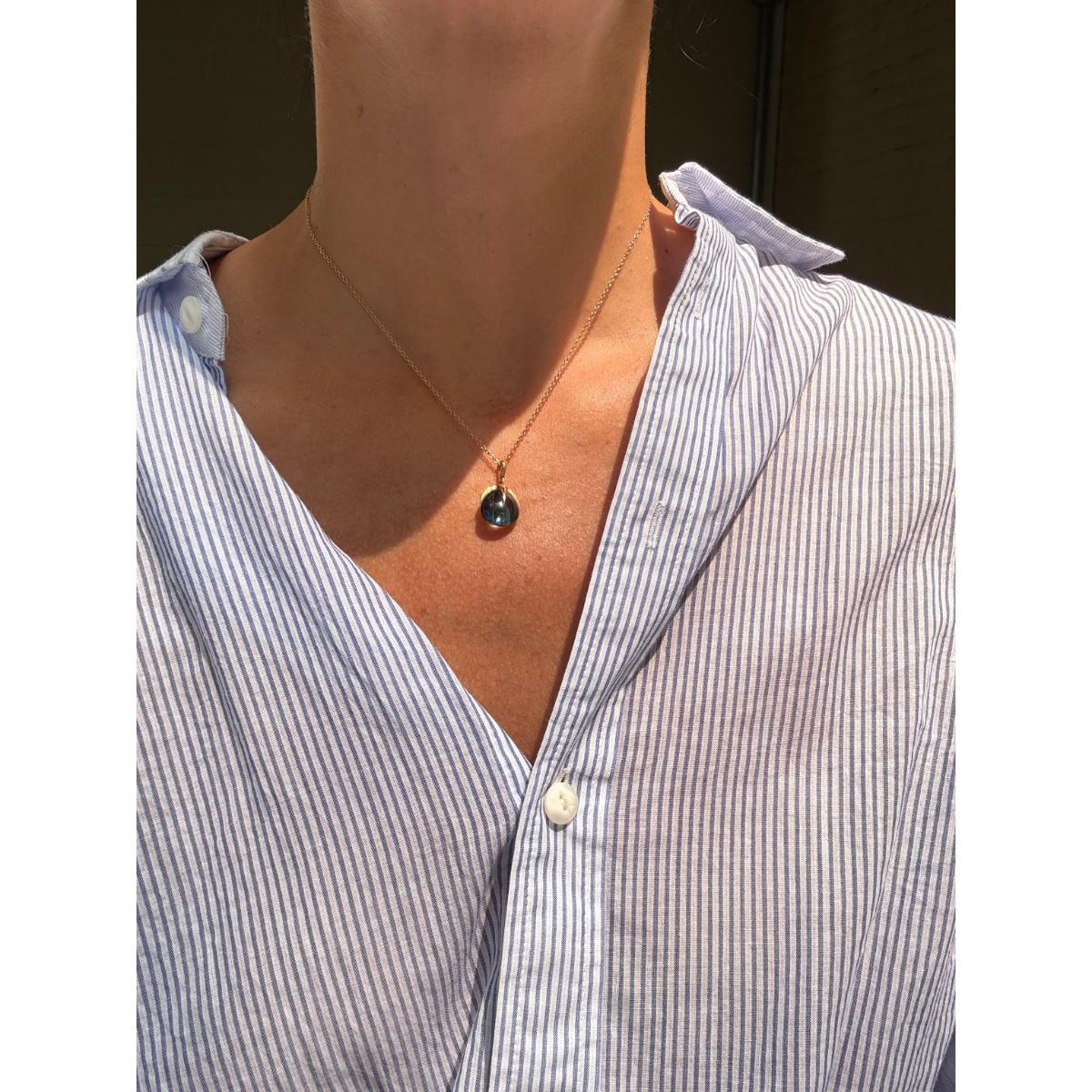 Pomellato Veleno 18k Gold Topaz Pendant Necklace