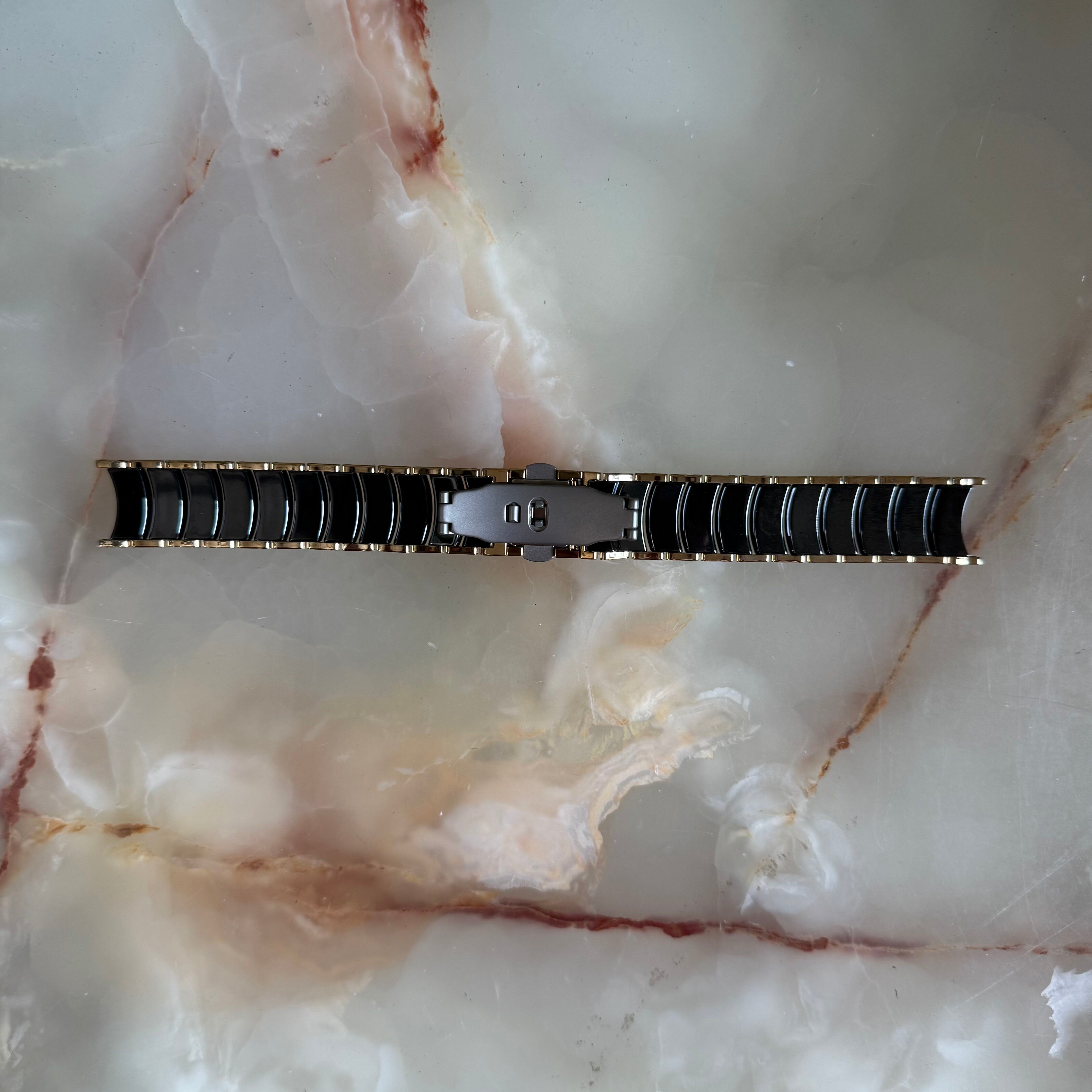 Authentic RADO Black High-Tech Ceramics Watch Bracelet 19mm 04419