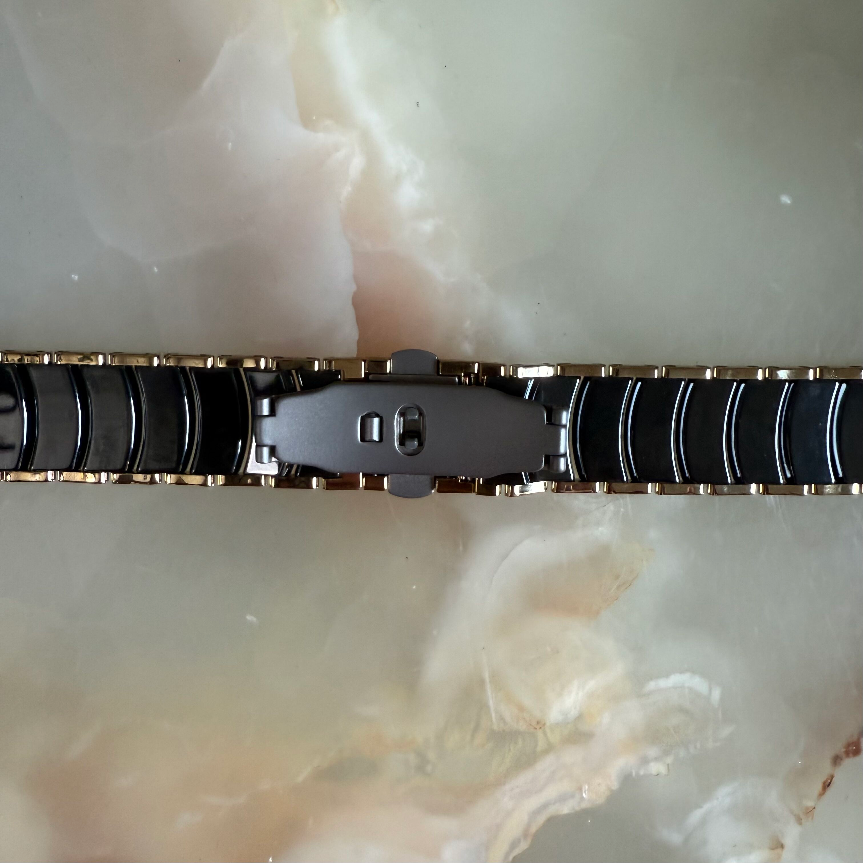 Authentic RADO Black High-Tech Ceramics Watch Bracelet 19mm 04419
