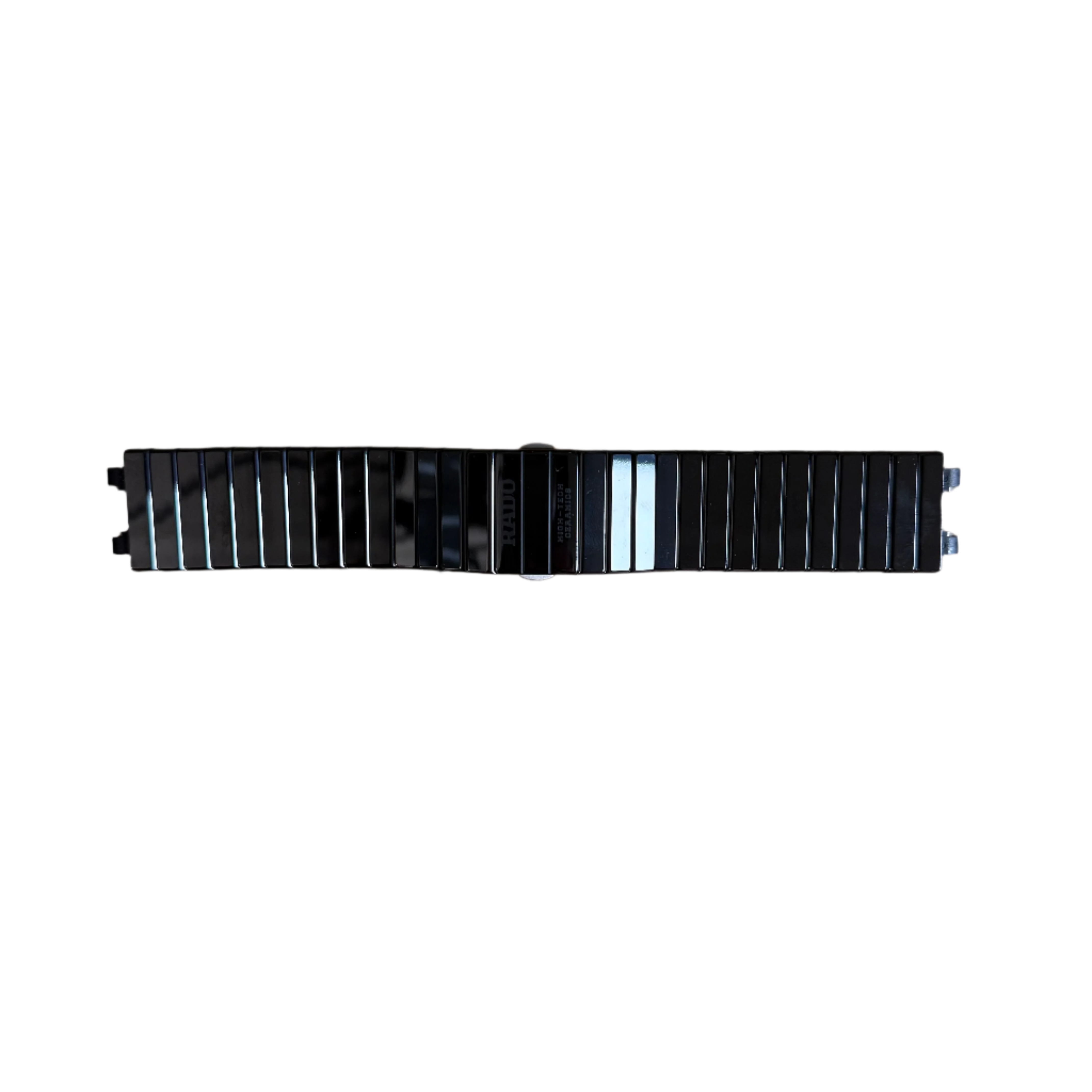 Authentic RADO Black High-Tech Ceramics Watch Bracelet 23mm 04189