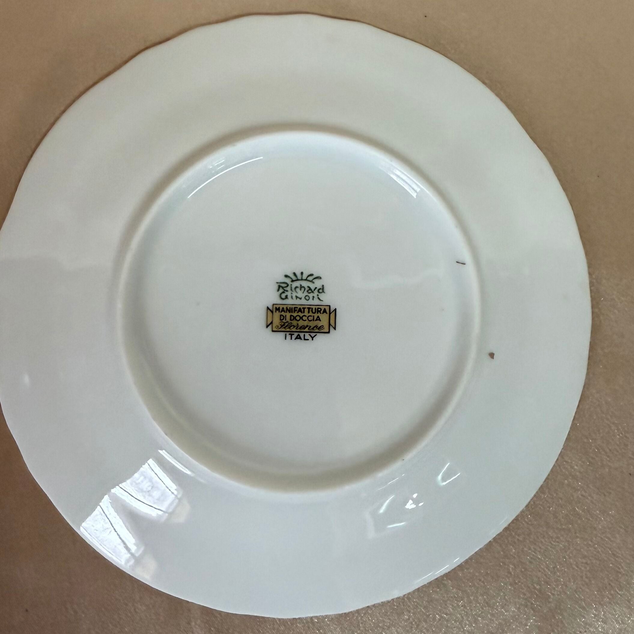 Richard Ginori Santa Margherita Tea Cup & Saucer Set of 6