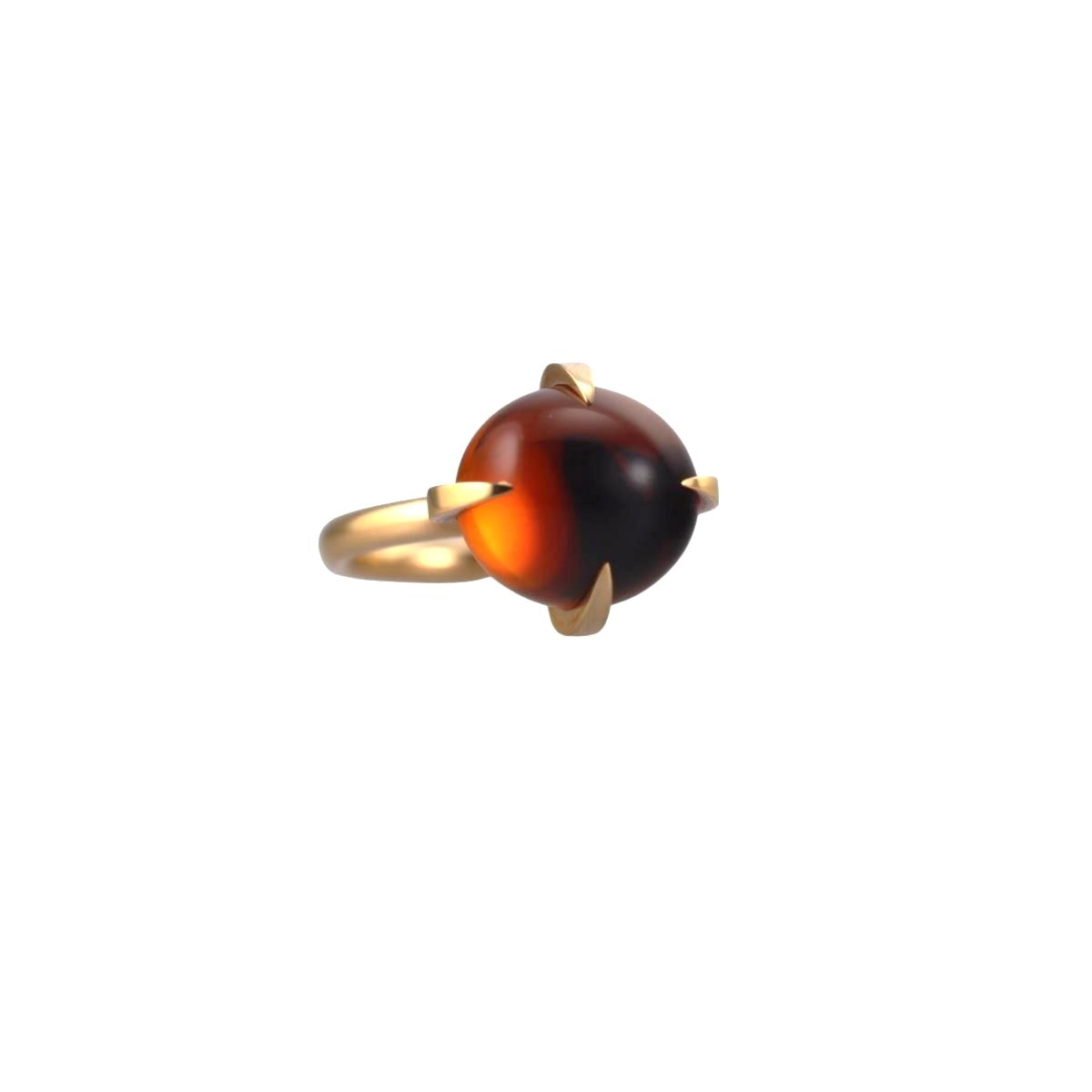 Pomellato Veleno 18K Gold Madeira Citrine Ring