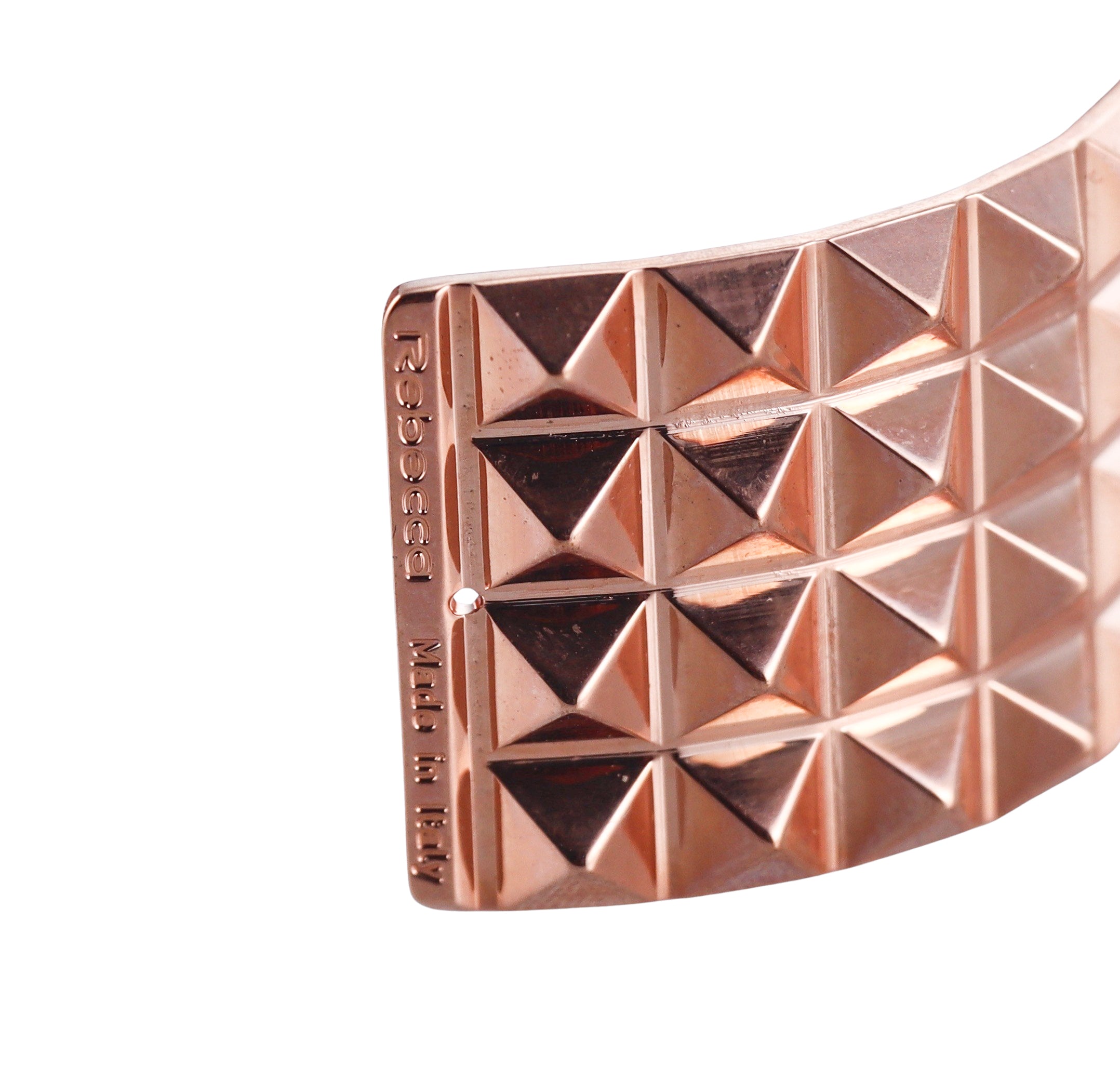 Rebecca geometric Gold Tone Cuff Bracelet