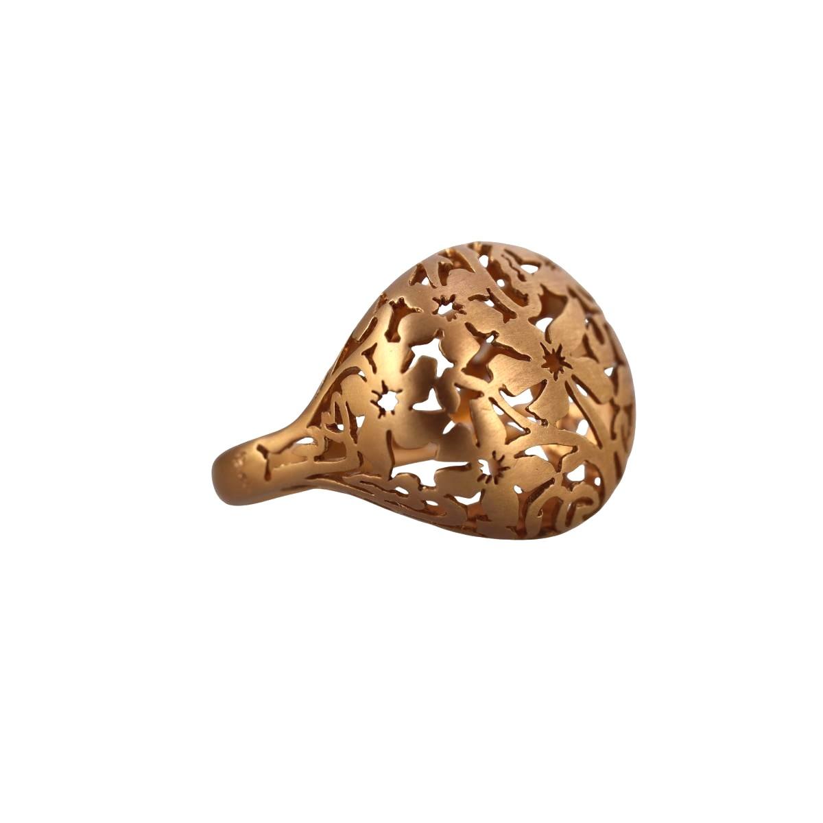 Pomellato Arabesque 18k Rose Gold Dome Ring