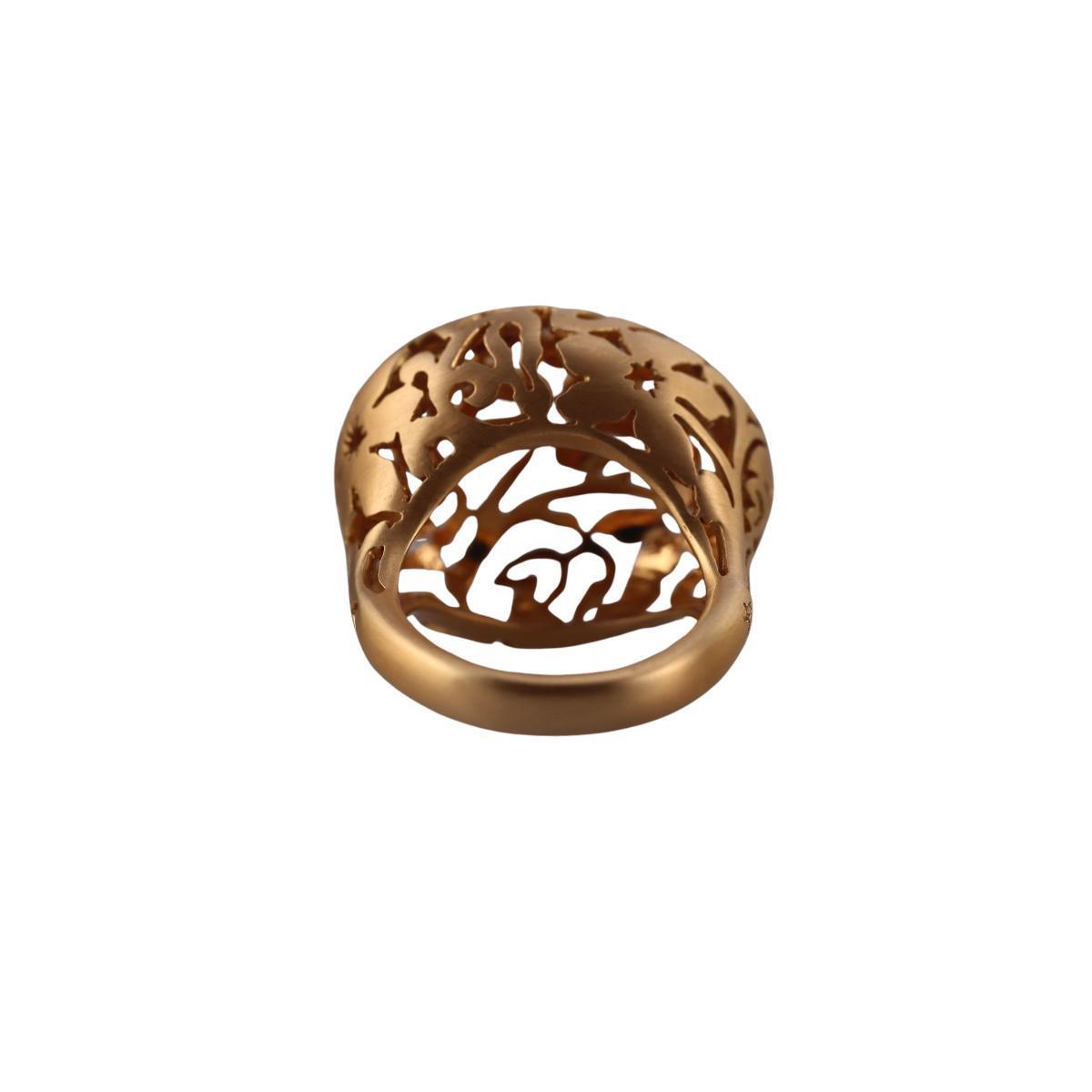 Pomellato Arabesque 18k Rose Gold Dome Ring