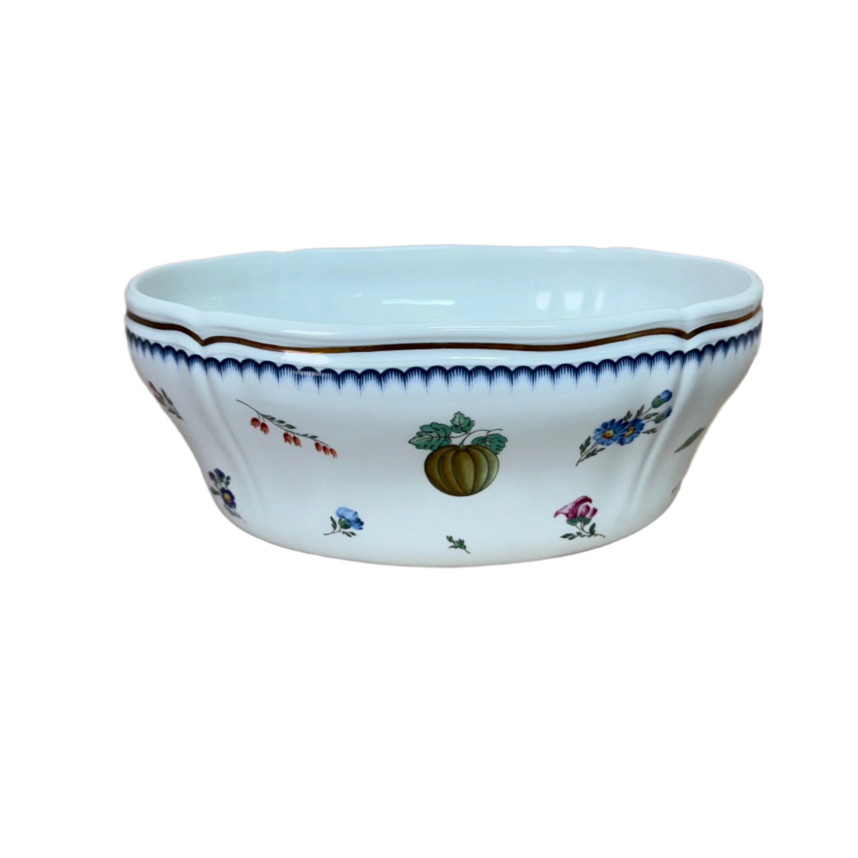 Richard Ginori Italian Fruits Antico Doccia Oval Salad Bowl