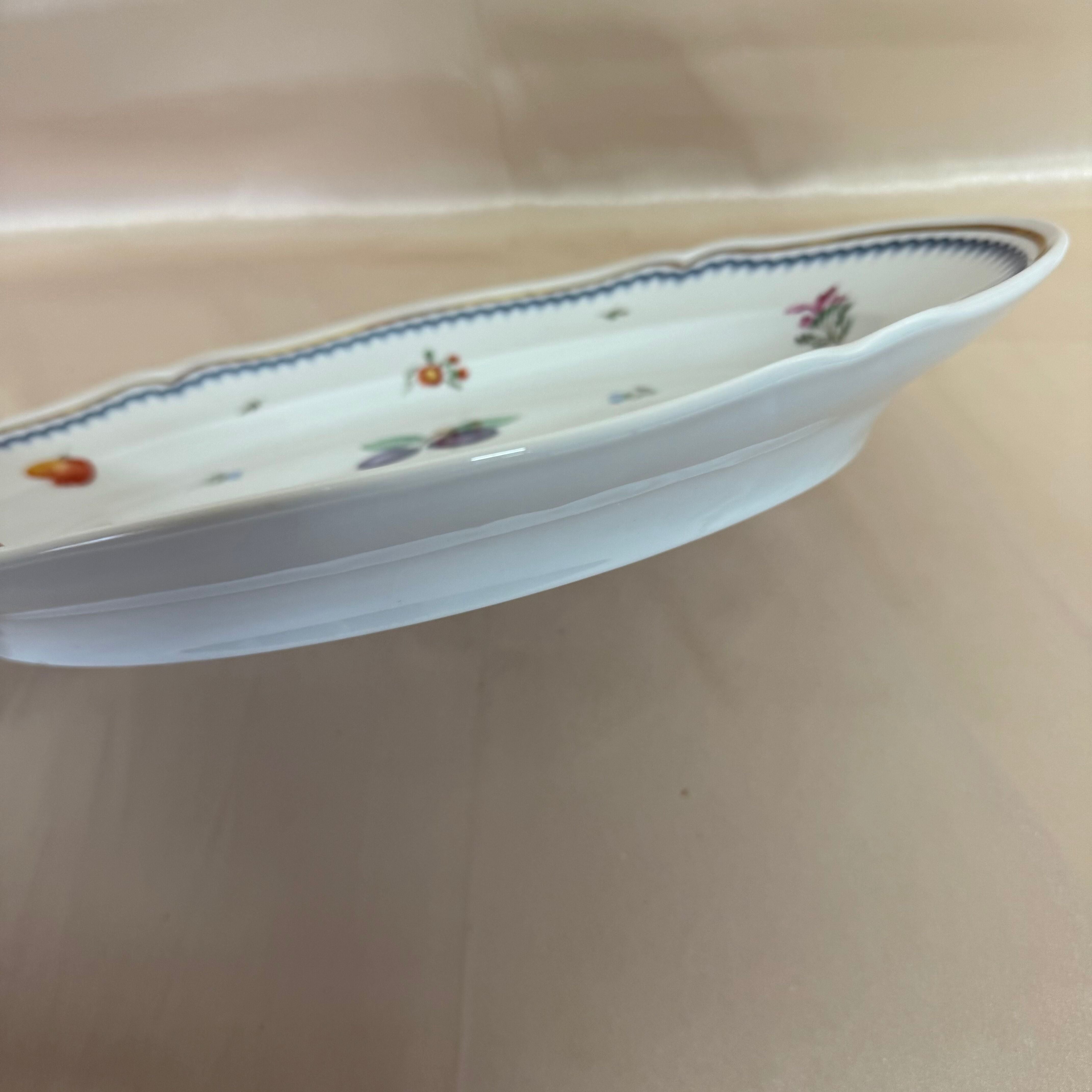 Richard Ginori Antico Doccia Italian Fruits Oval Plate