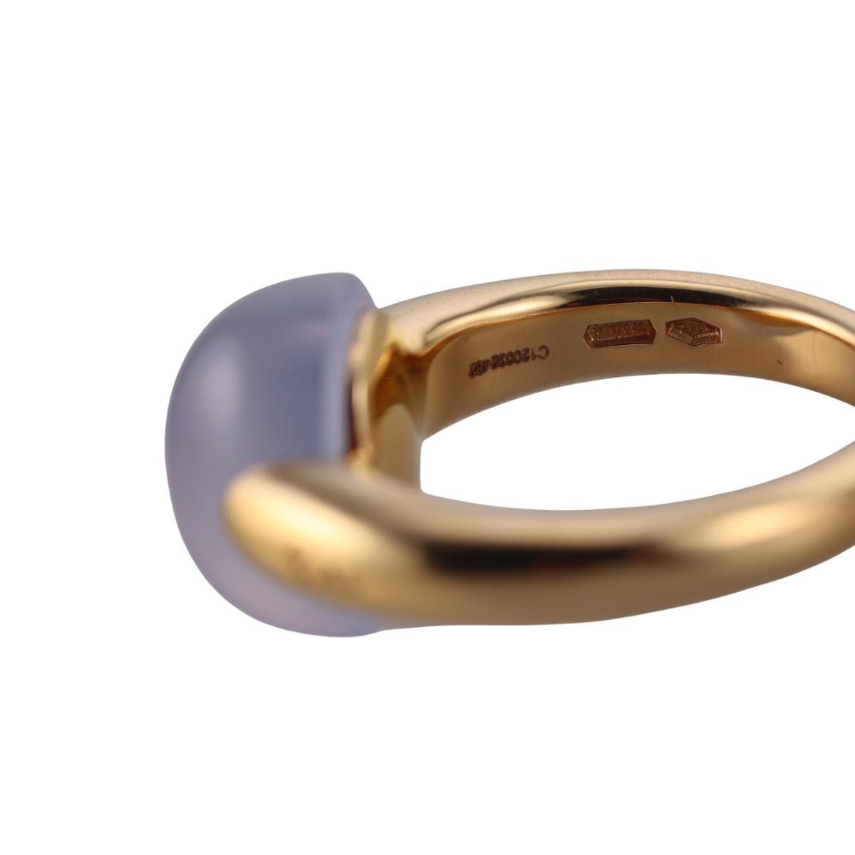 Pomellato Luna 18K Gold Chalcedony Ring