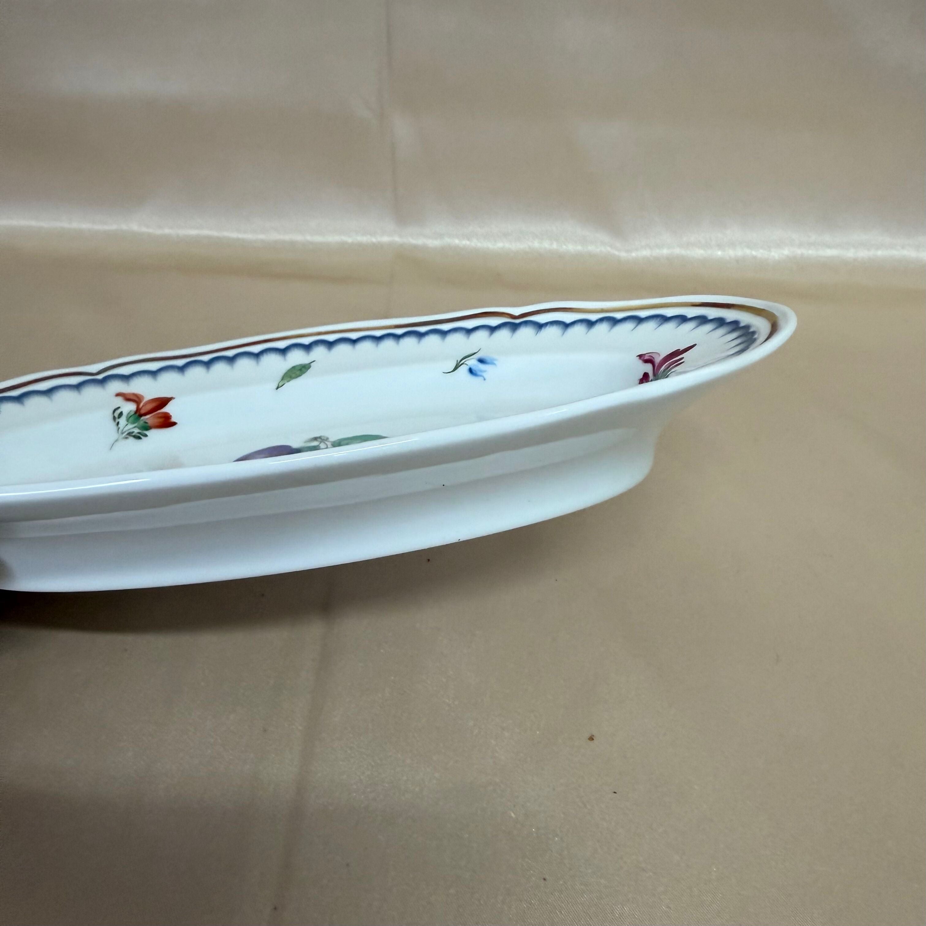 Richard Ginori Antico Doccia Italian Fruits Oval Plate Small