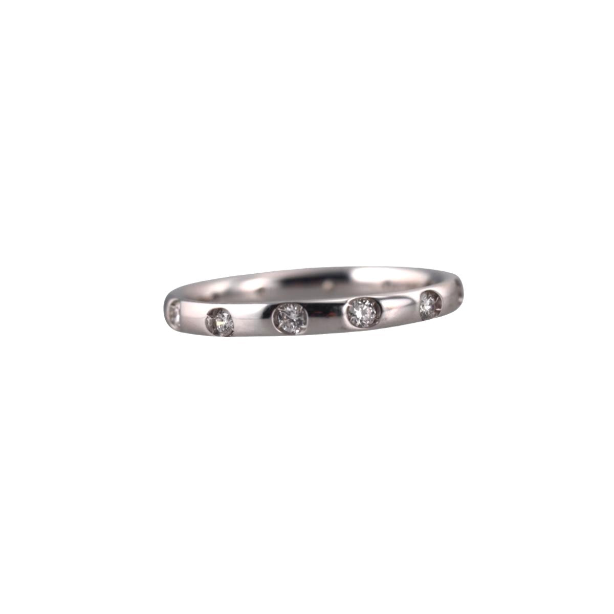 Pomellato Lucciole 18k White Gold Diamond Band Ring