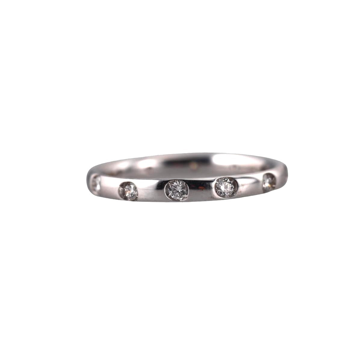 Pomellato Lucciole 18k White Gold Diamond Band Ring