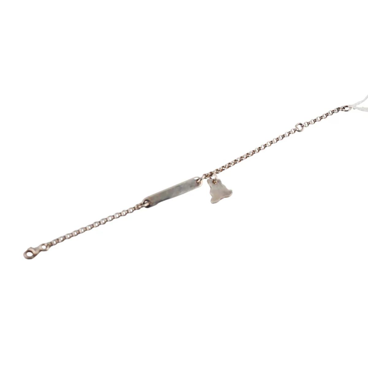 Christofle Sterling Silver Children's Personalized Bracelet 047439