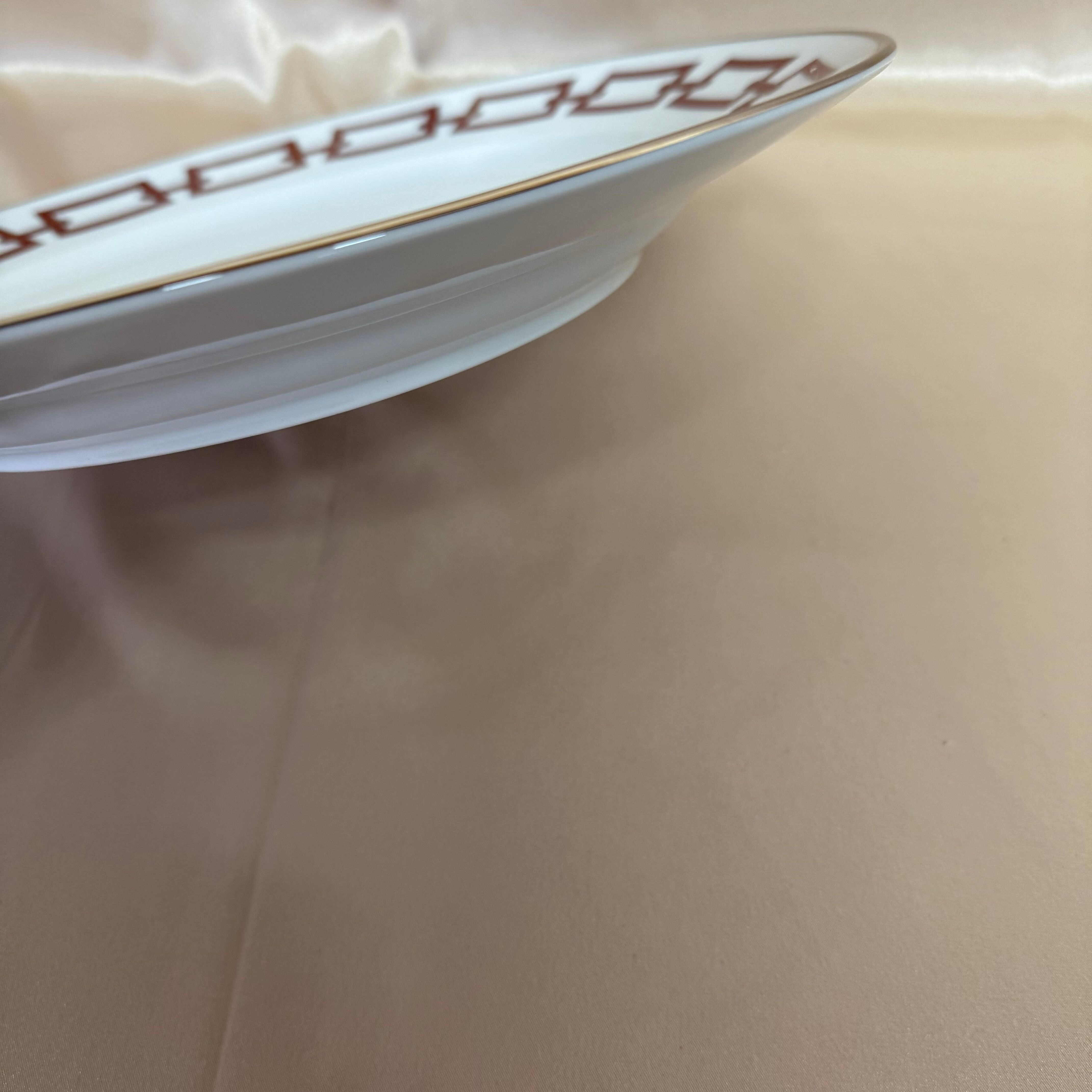 Richard Ginori Catene Red Chop Plate (Round Platter)