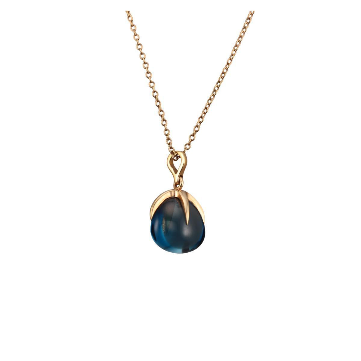 Pomellato Veleno 18k Gold Topaz Pendant Necklace