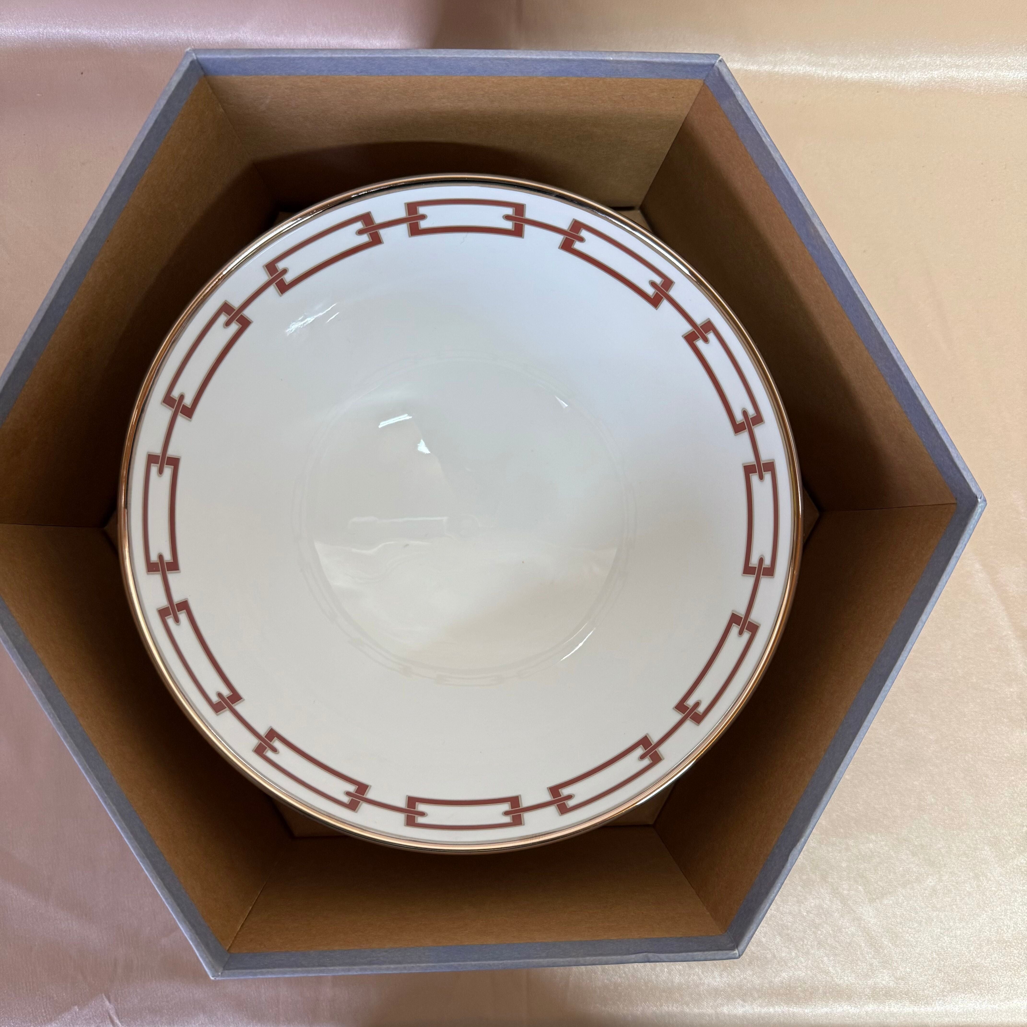 Richard Ginori Catene Scarlet Gio Ponti Bowl