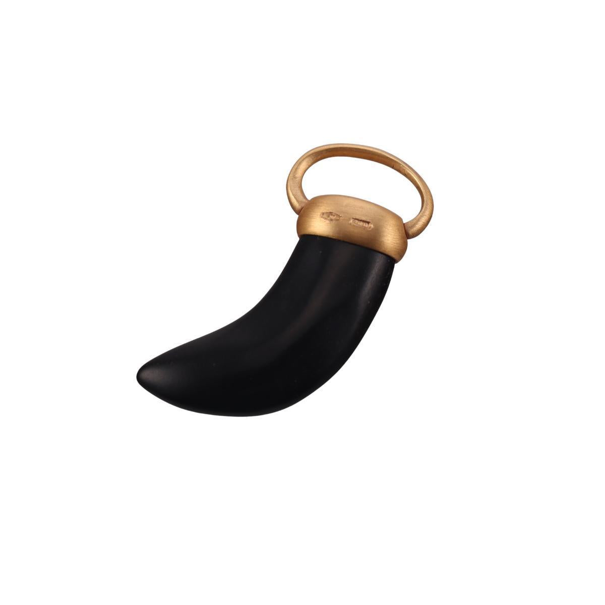 Pomellato 18k Gold Black Onyx Pendant