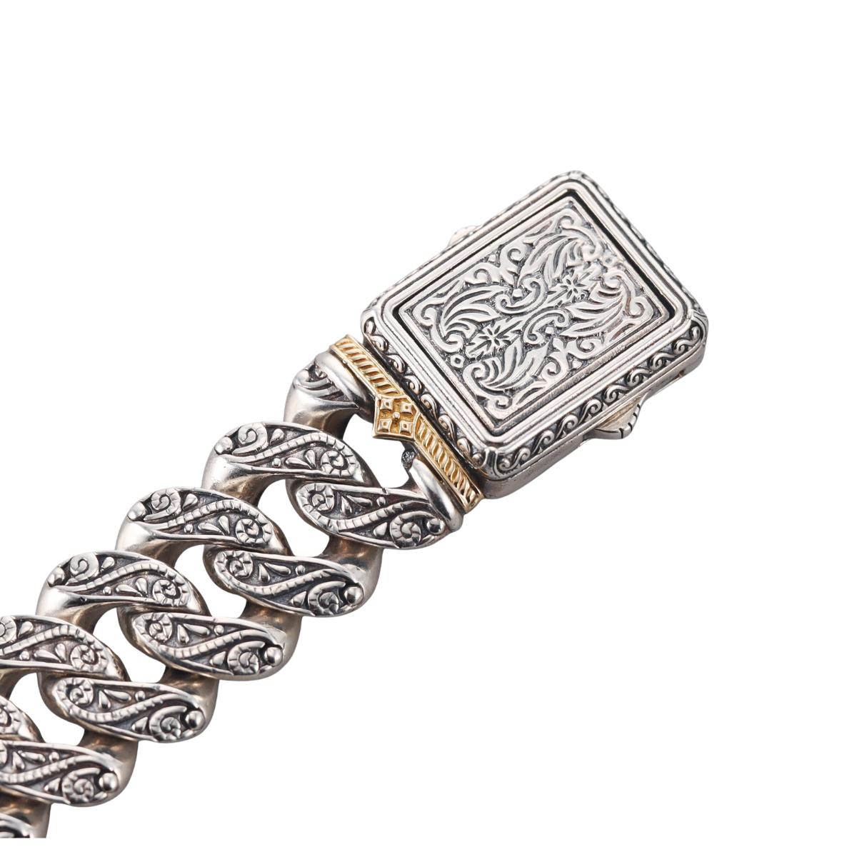 Konstantino Plato 18k Yellow Gold Sterling Bracelet
