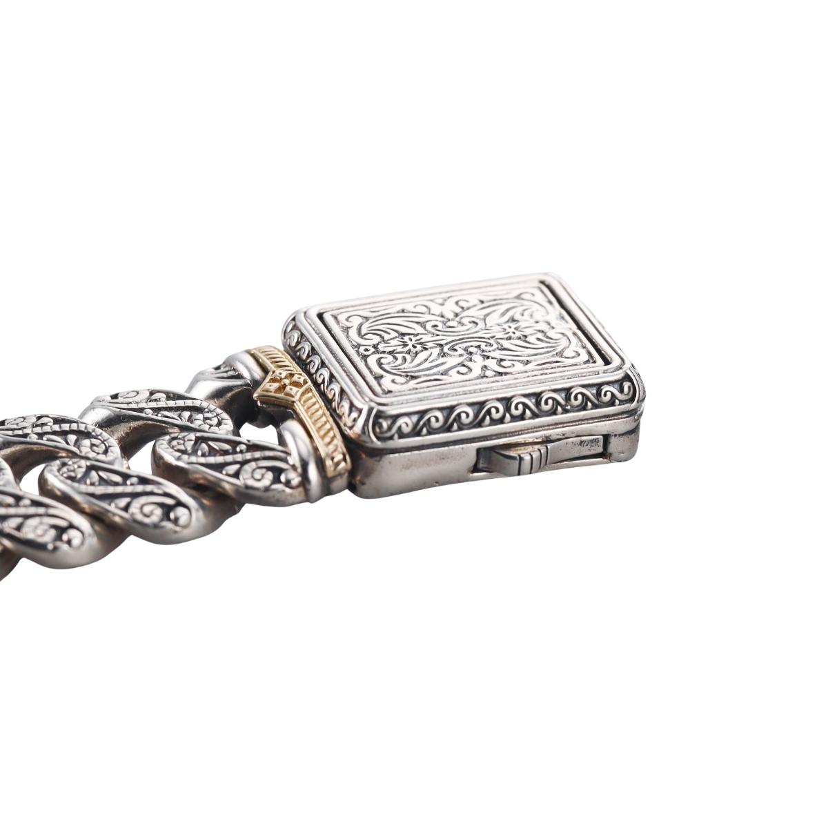 Konstantino Plato 18k Yellow Gold Sterling Bracelet