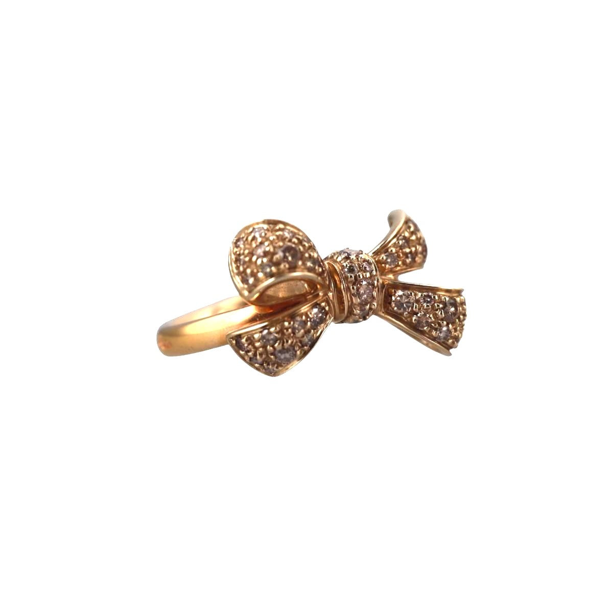 Pomellato Forever 18k Gold Bow Diamond Ring