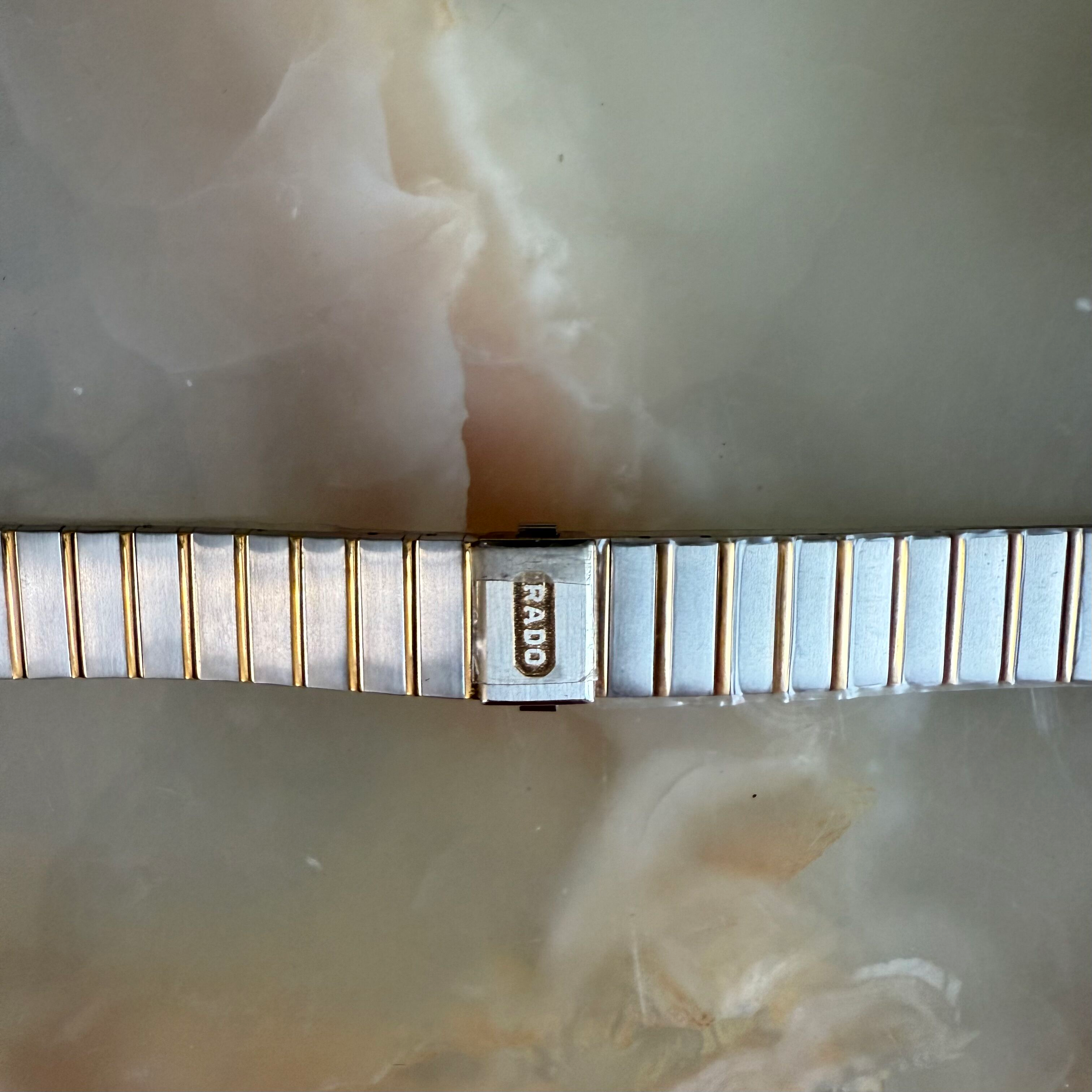 Authentic RADO Gold Steel Watch Bracelet 22mm 03098