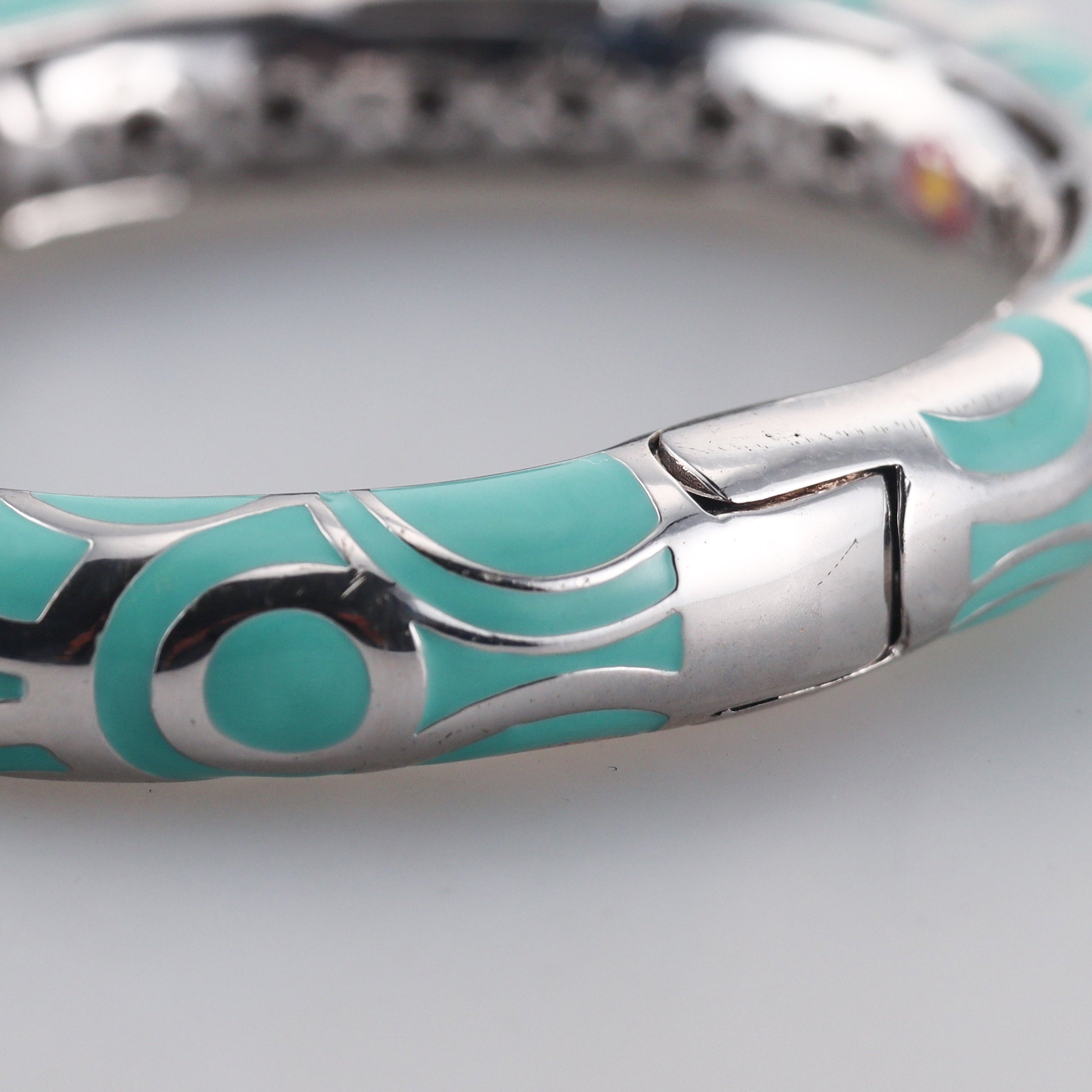 Lauren G Adams Floral Crystal Bangle Bracelet