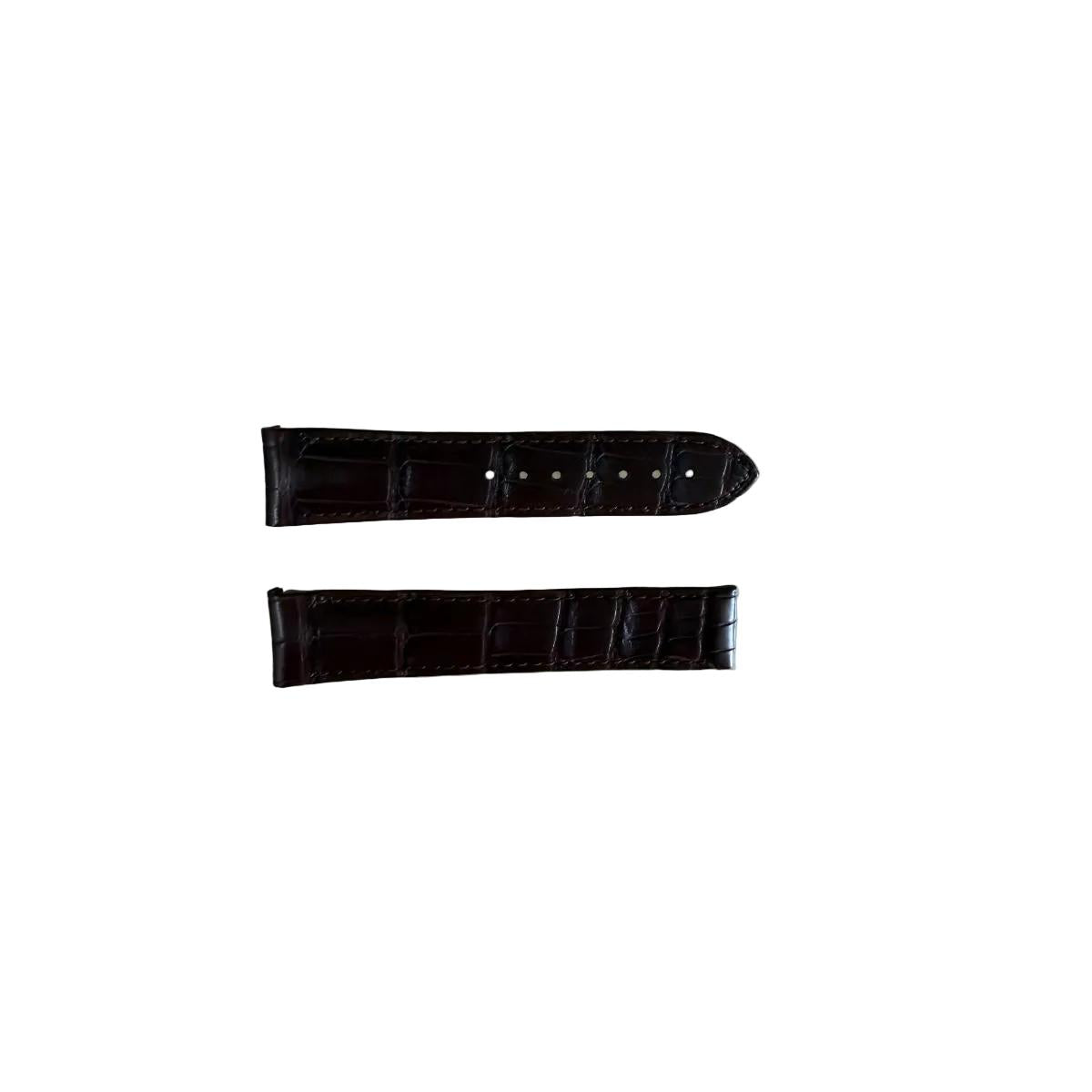 Authentic Omega Brown Crocodile Watch Strap Band 20mm CUZ003349
