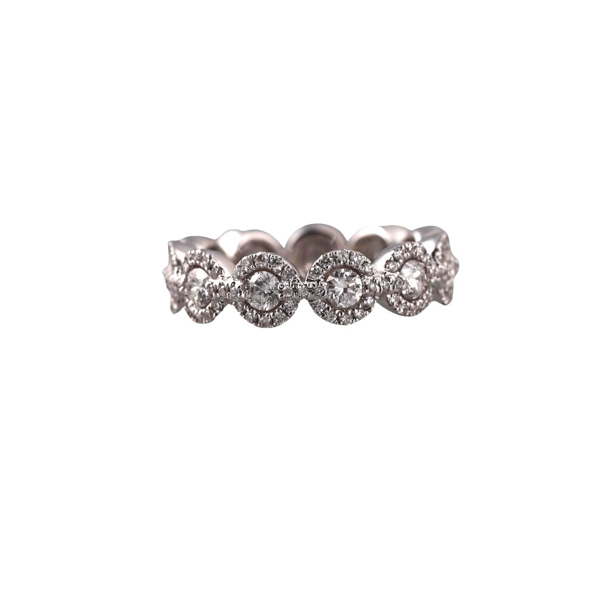 14k Gold Diamond Eternity Band Ring