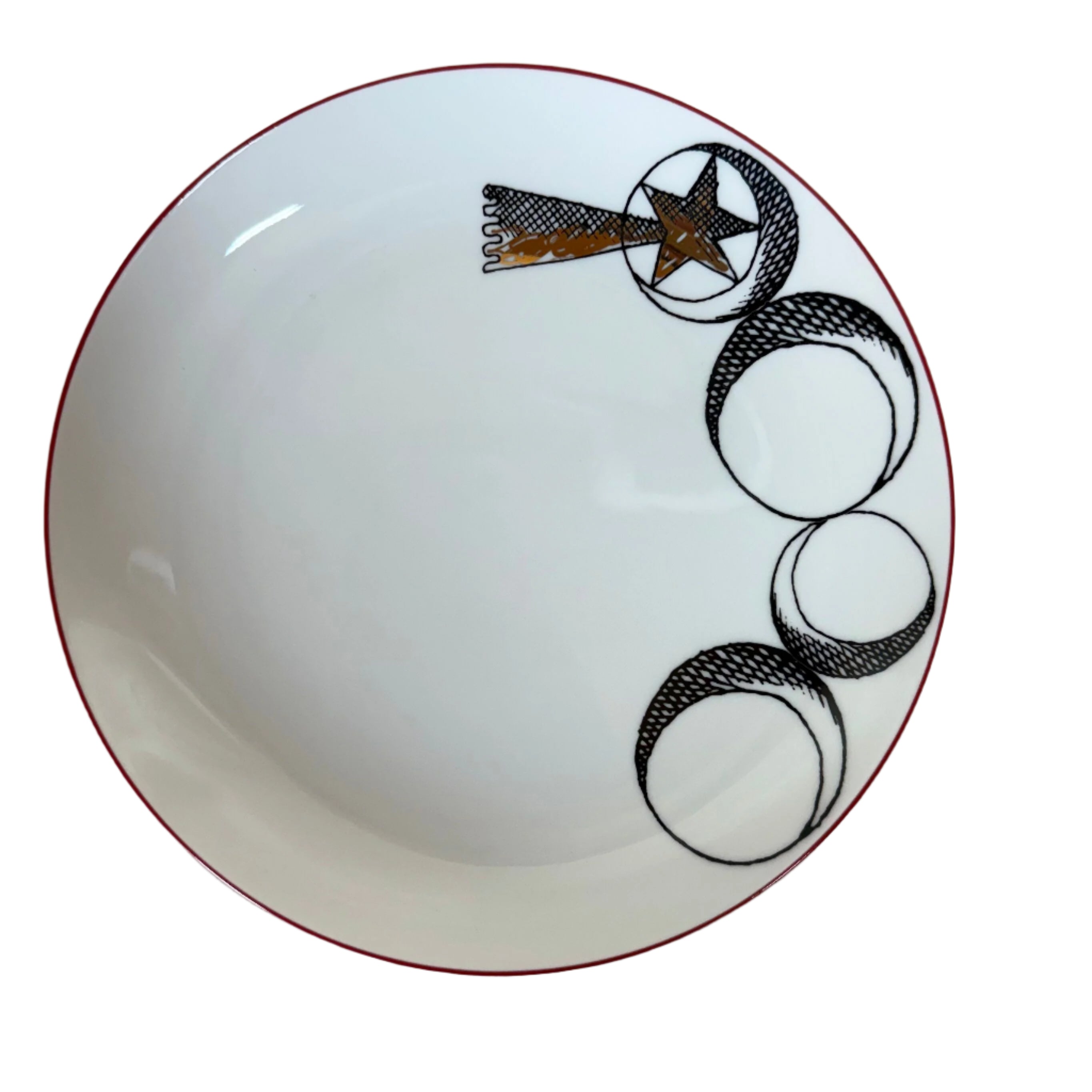 Richard Ginori Comet Dessert Plate Set of 6