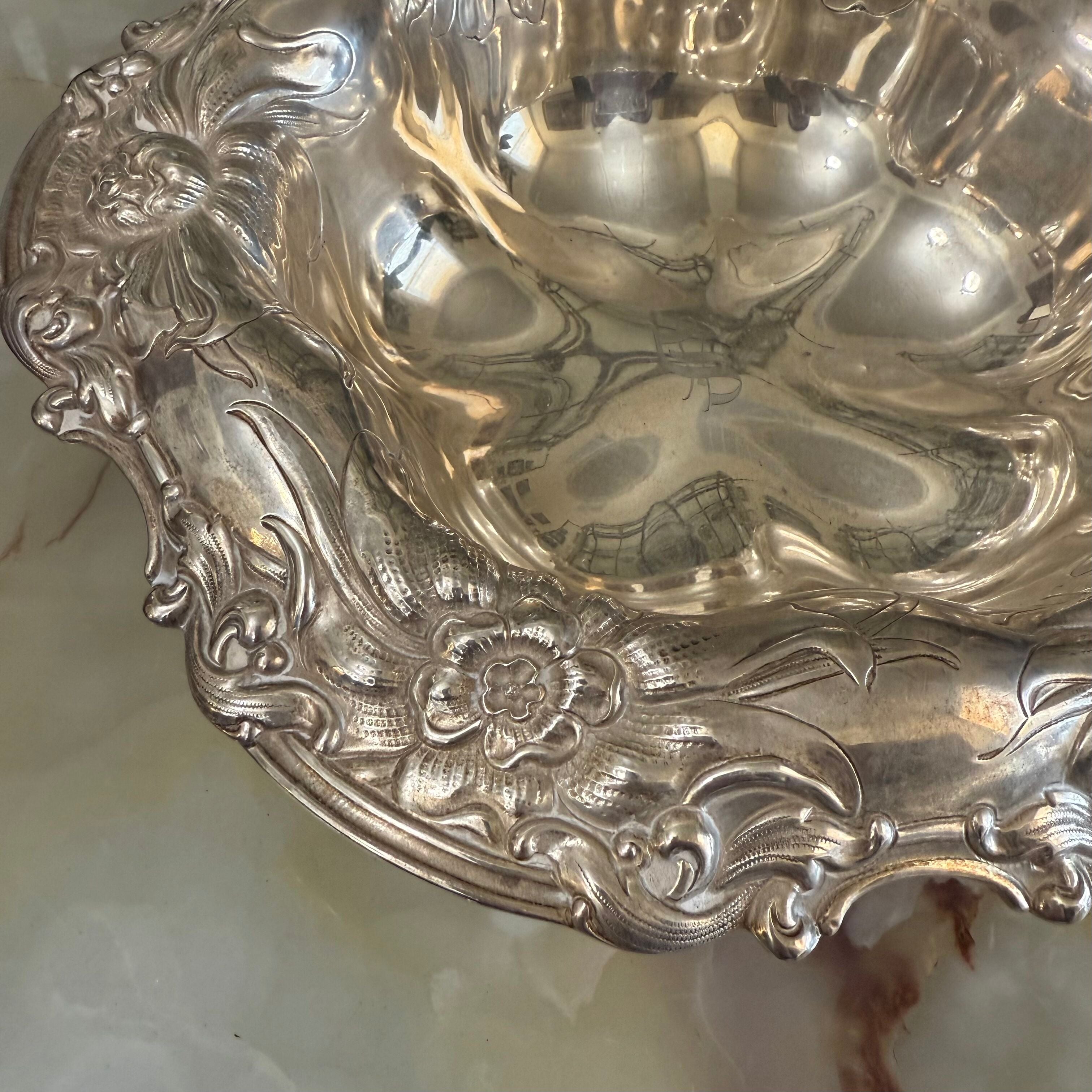 Gorham Art Nouveau Sterling Silver Bowl A816M
