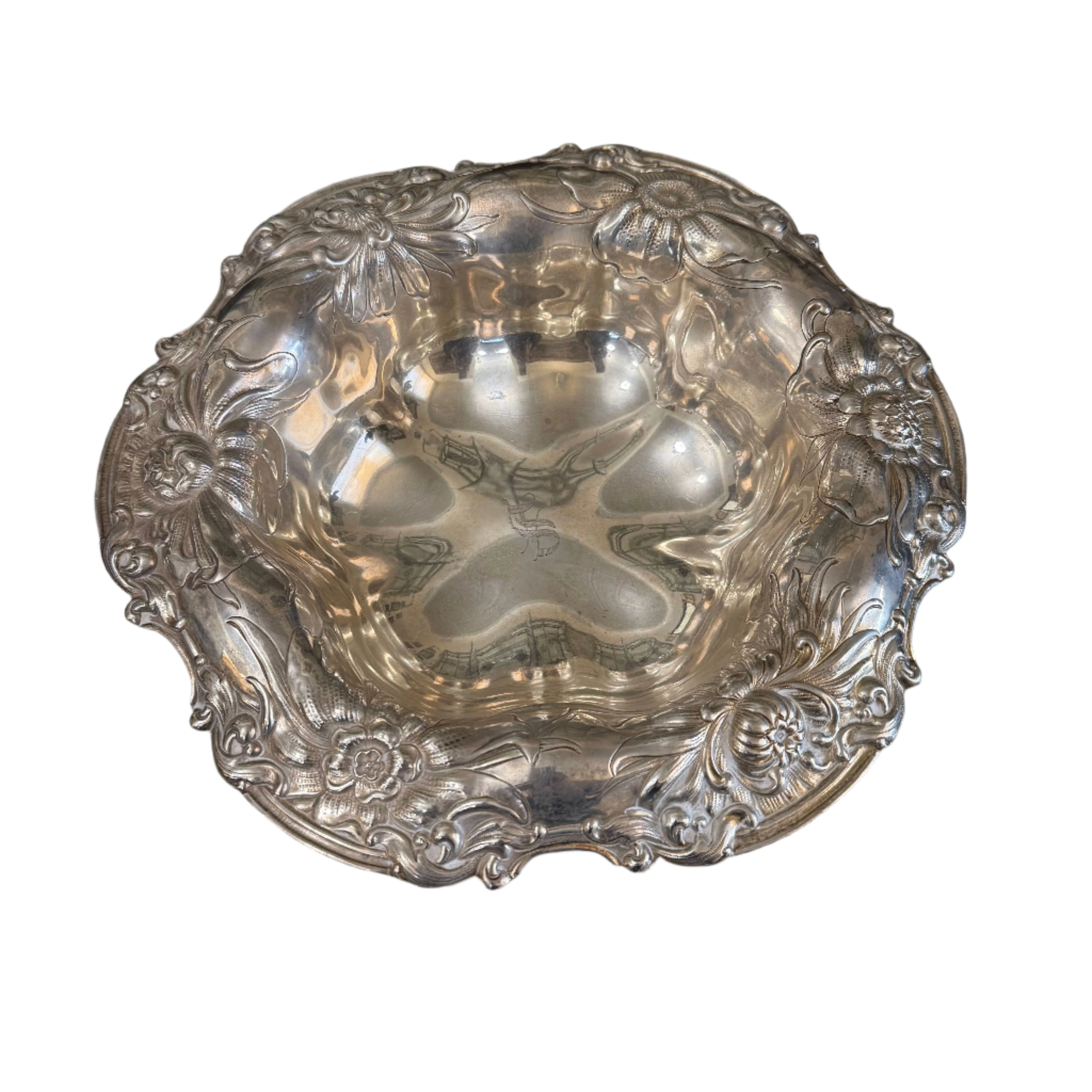 Gorham Art Nouveau Sterling Silver Bowl A816M