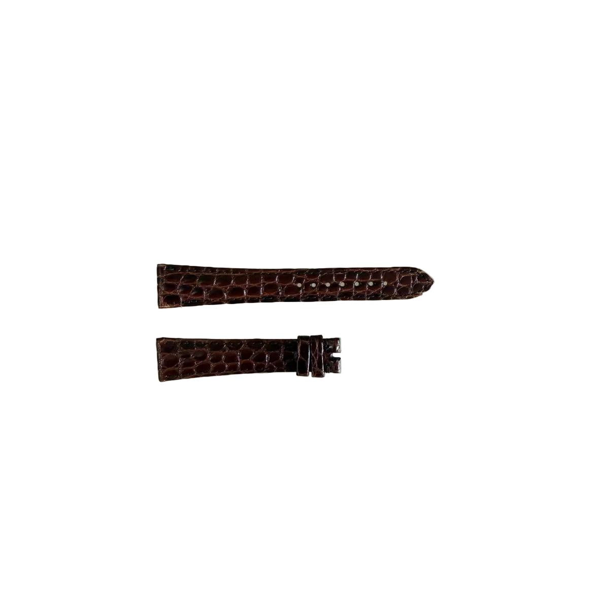 Authentic Omega Brown Crocodile Watch Strap Band 18mm FAST18140