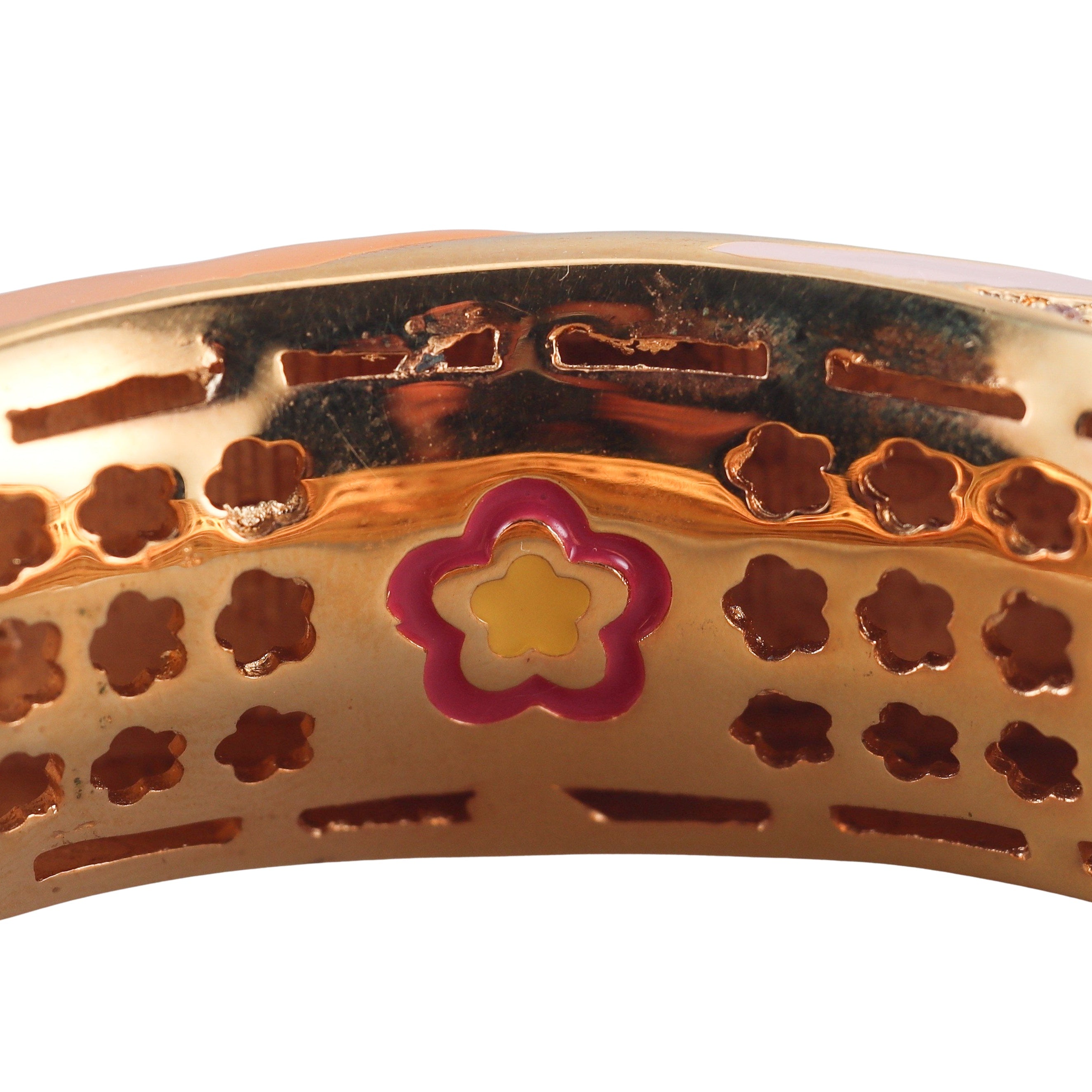 Lauren G Adams Stripes Pave Bangle Bracelet
