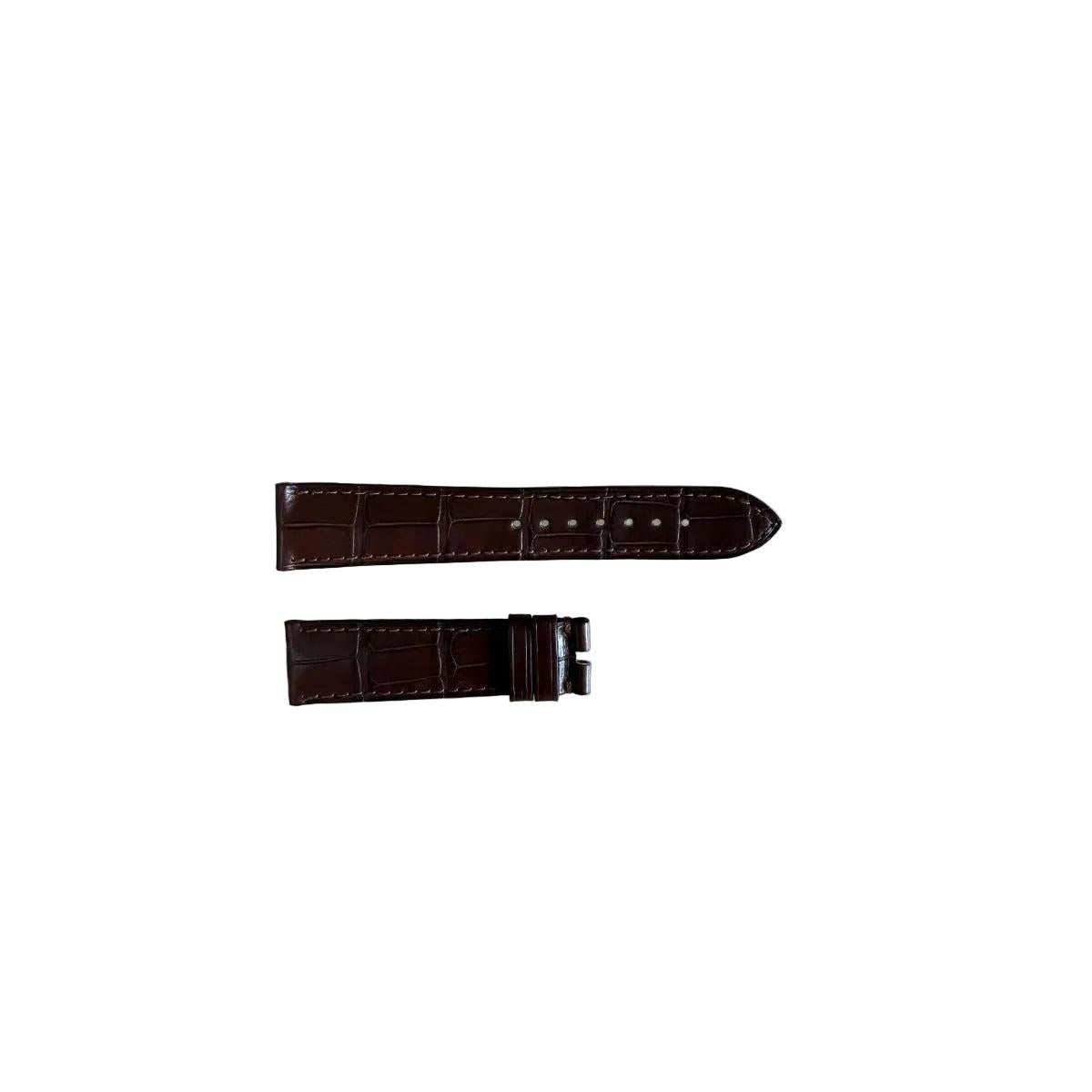 Authentic Omega Brown Crocodile Watch Strap Band 18mm 96000130S