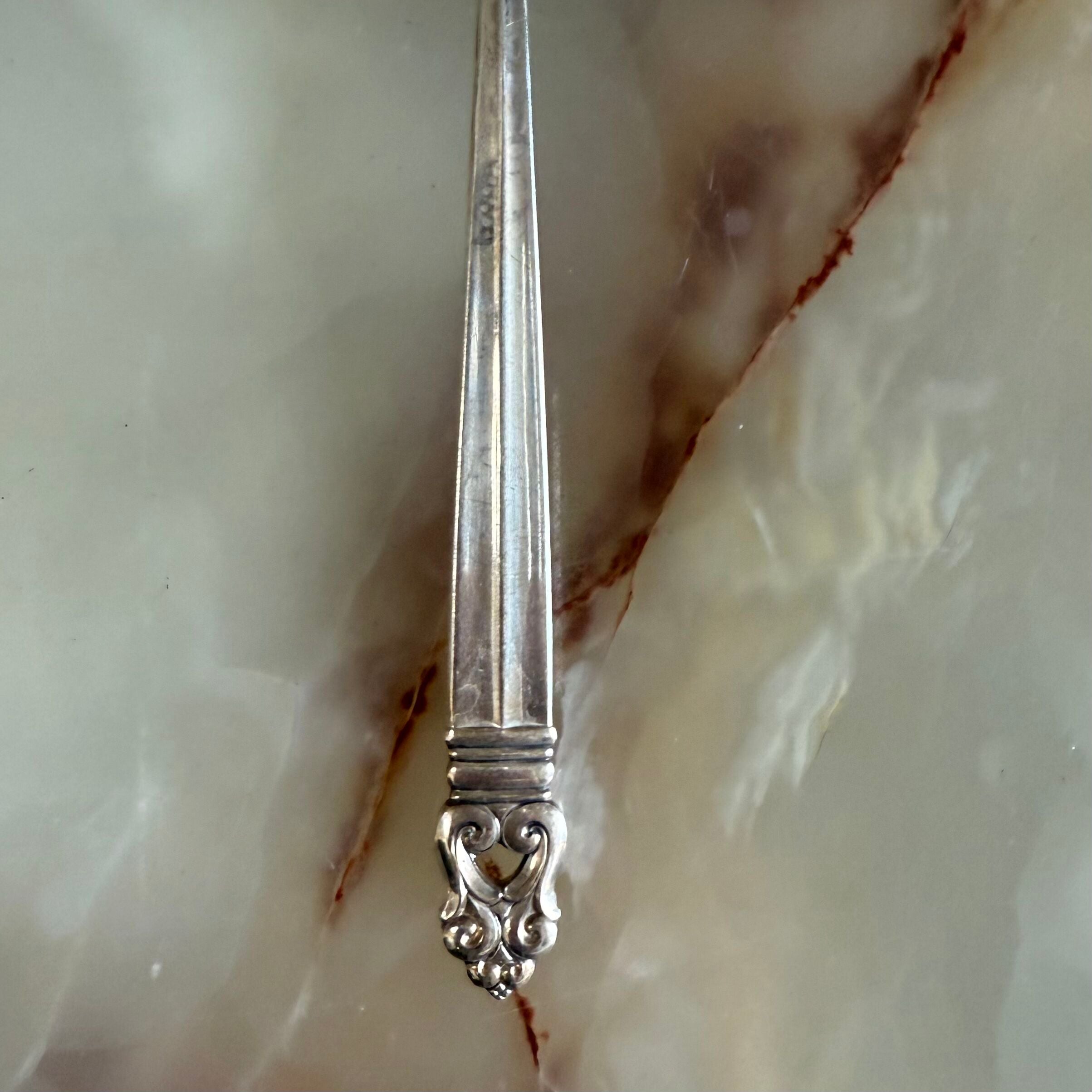 International Royal Danish Sterling Ice Cream Fork Set of 12