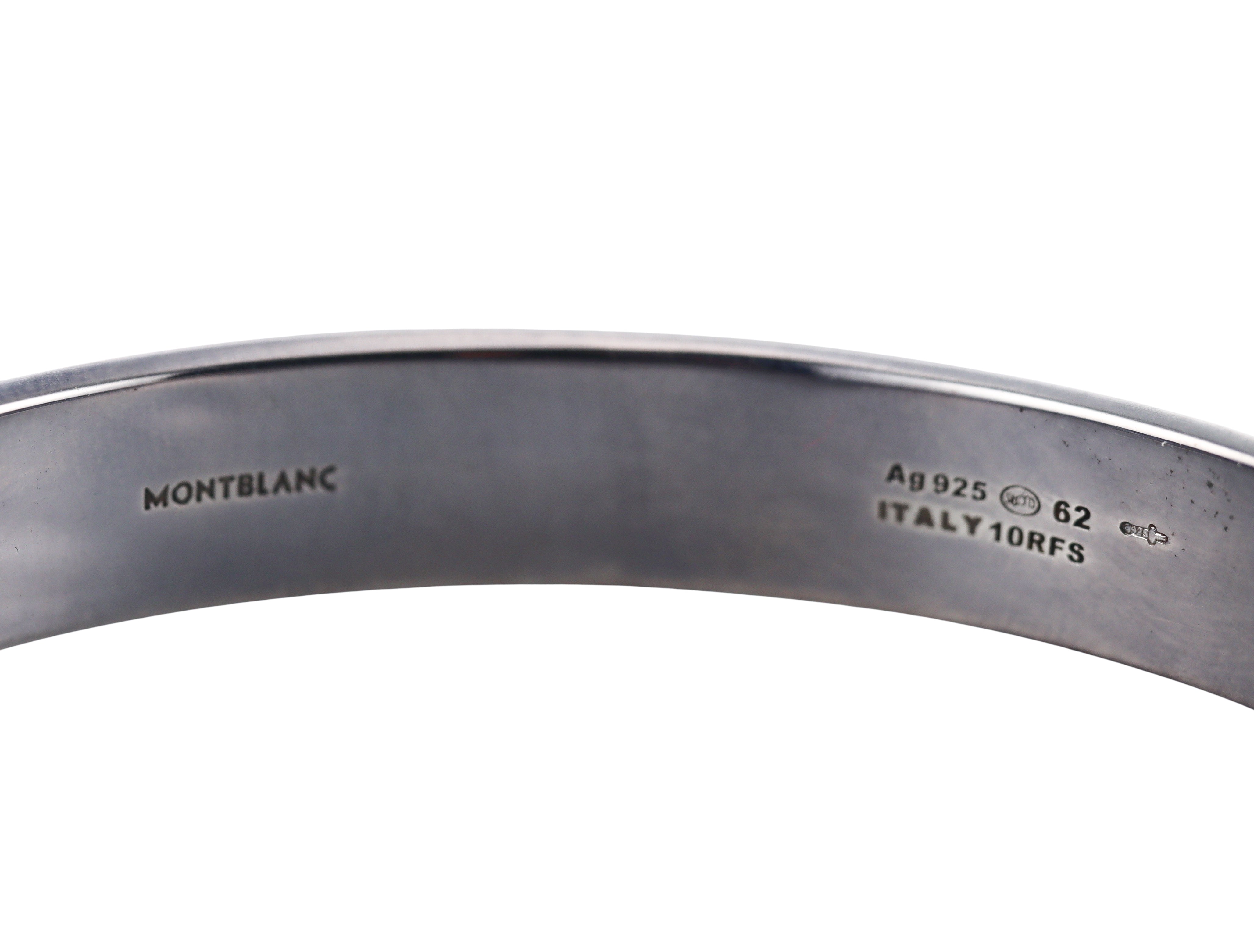 Montblanc Sterling Silver Enamel Bracelet 167474