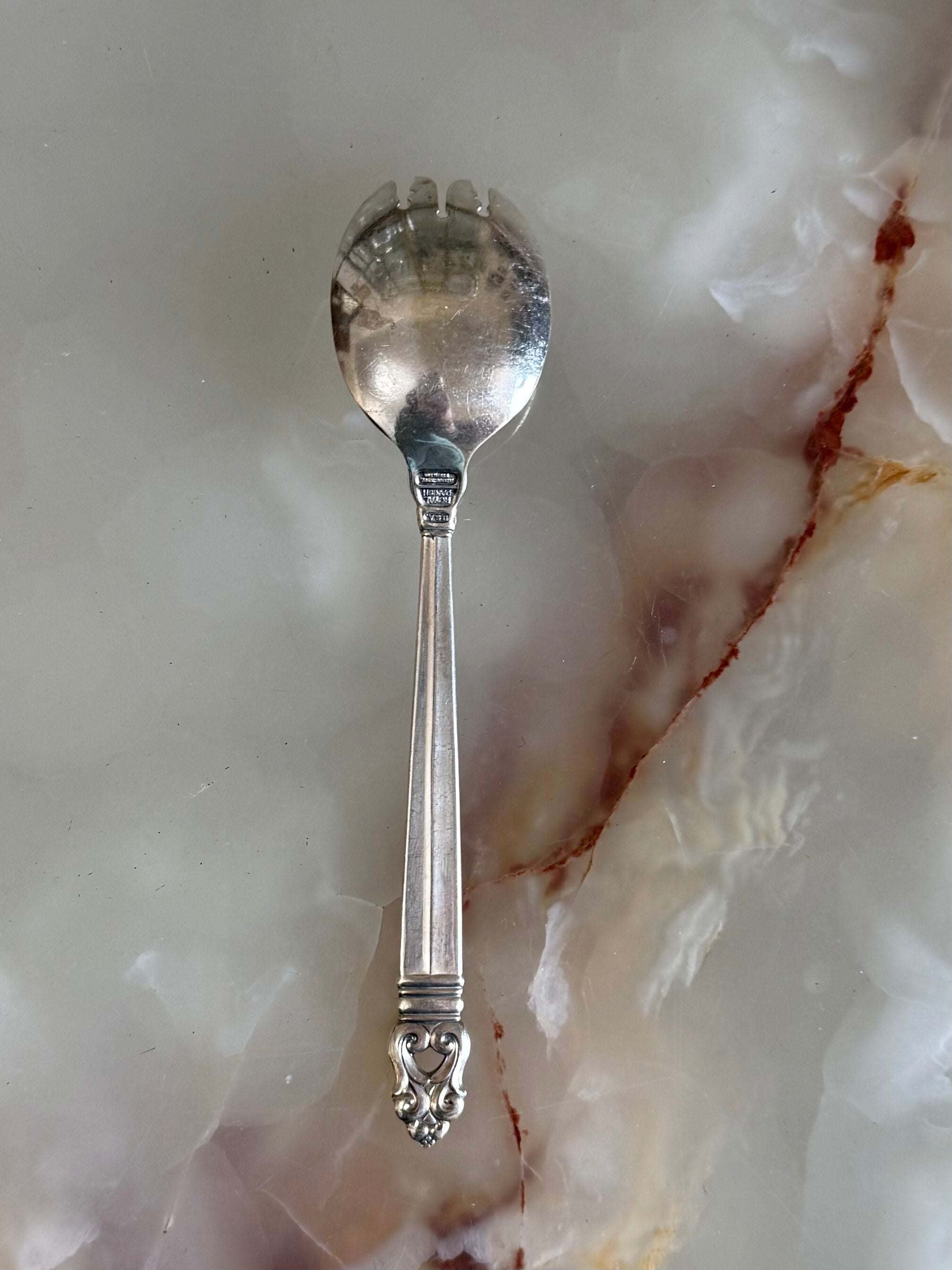 International Royal Danish Sterling Ice Cream Fork Set of 12