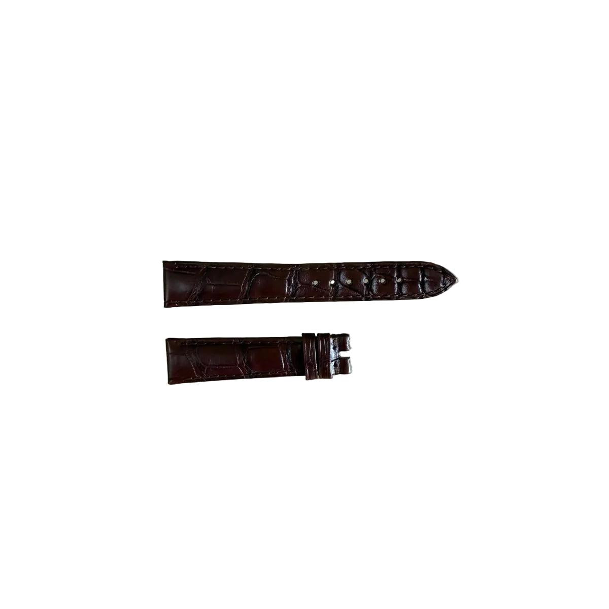Authentic Omega Brown Crocodile Watch Strap Band 16mm 98000415