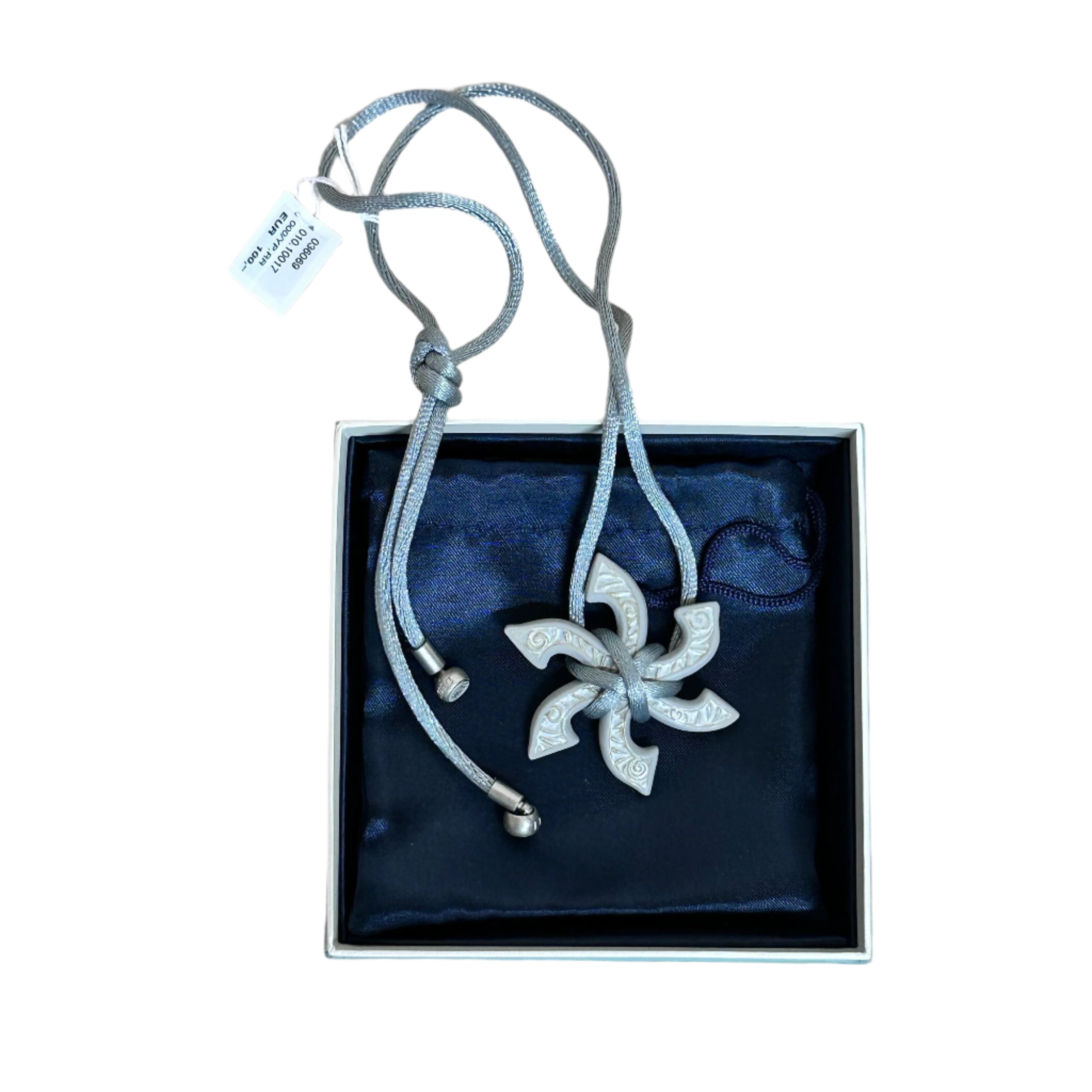 Talismania LLADRO Inner Star Pendant on Silk Cord Necklace 01010017